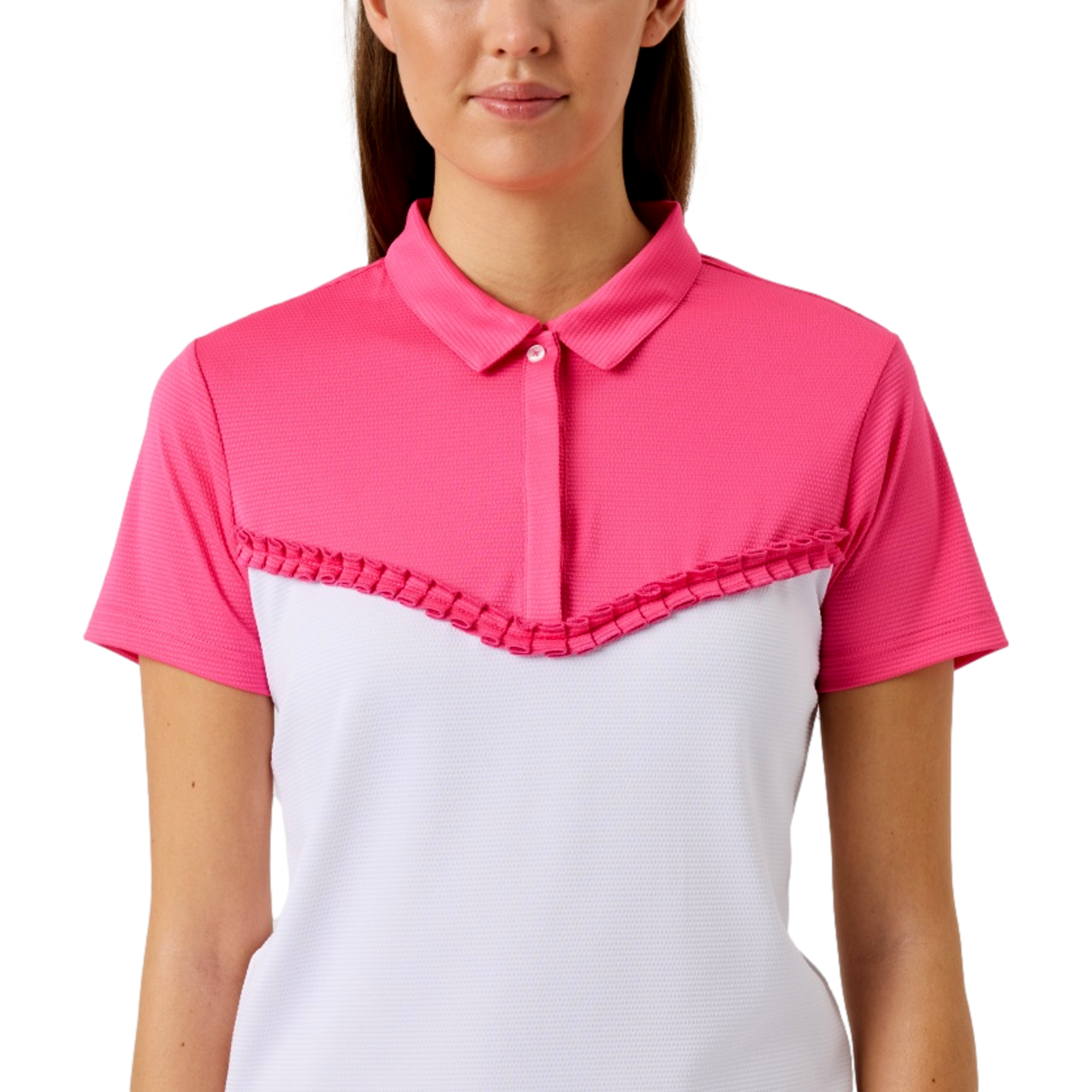 Yoke Women's Short Sleeve Golf Polo Shirt