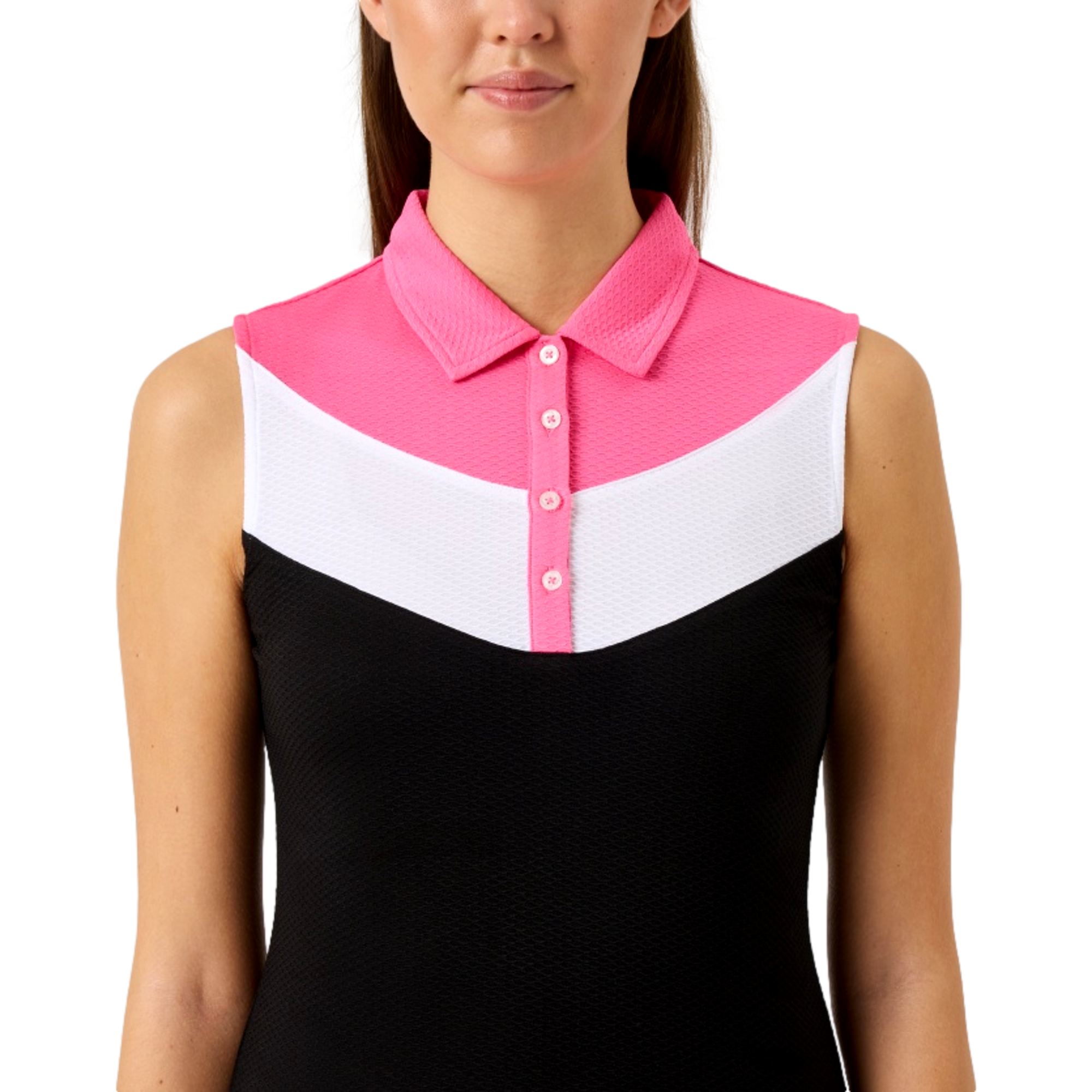 Block Women's Sleeveless Golf Polo Shirt