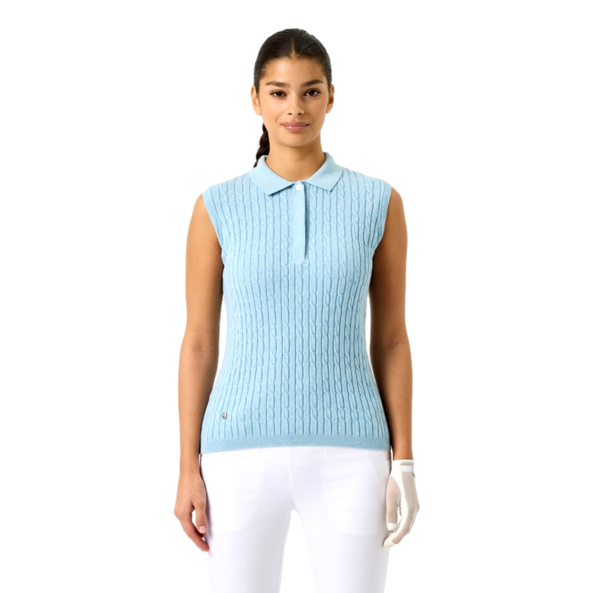 Madelene Women's Sleeveless Golf Polo Shirt