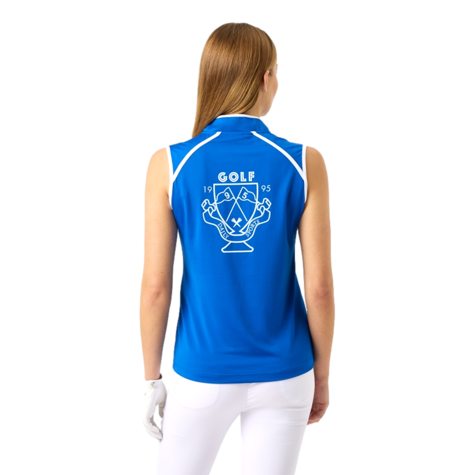 Trophy Women's Sleeveless Golf Polo Shirt