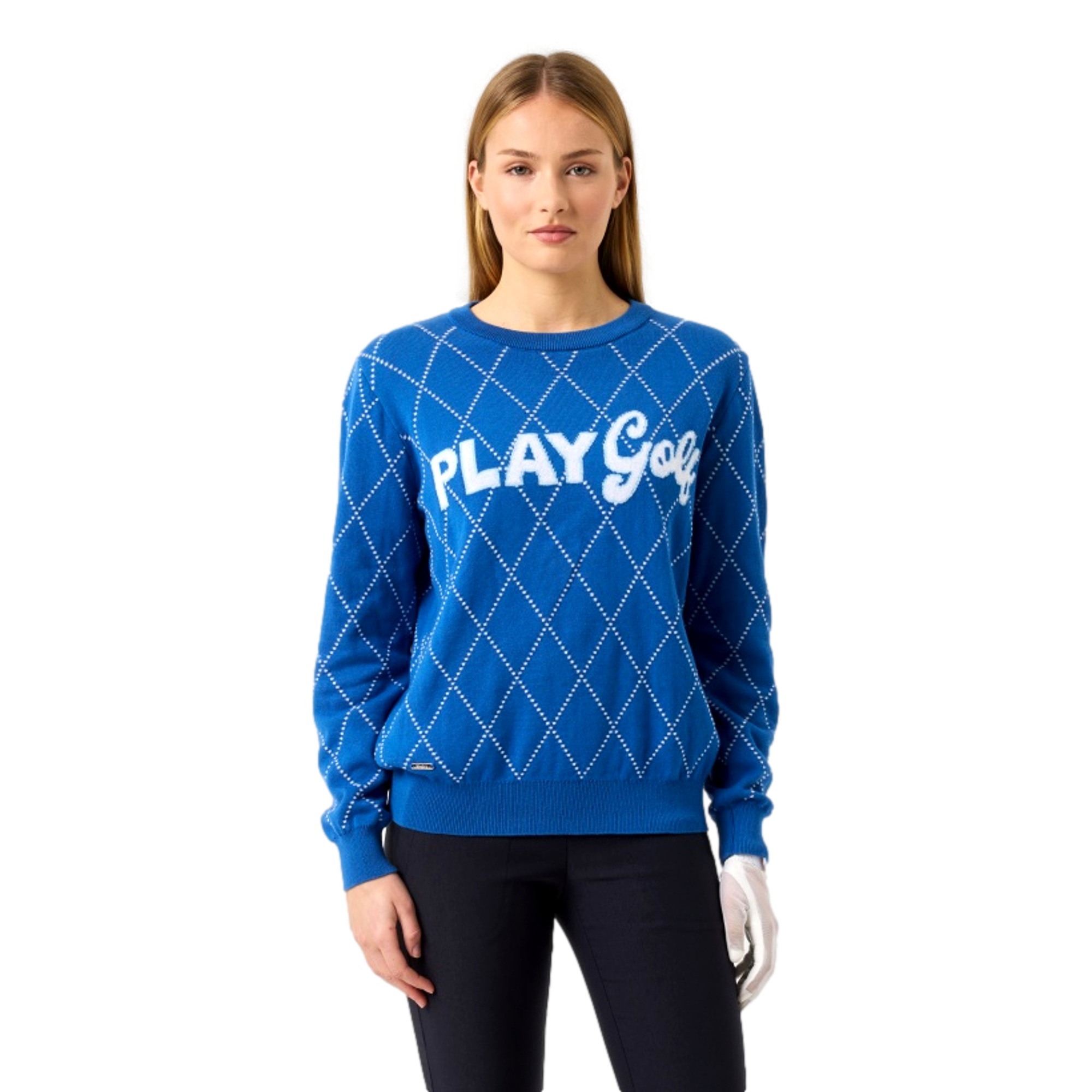 Play Golf Graphic Knit Women's Golf Sweater