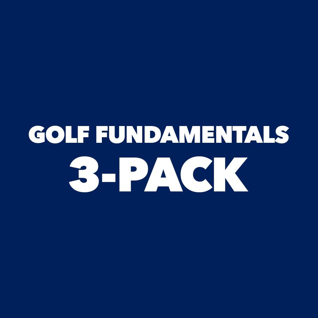 Golf Fundamentals 3-Pack 45 Minute Lessons