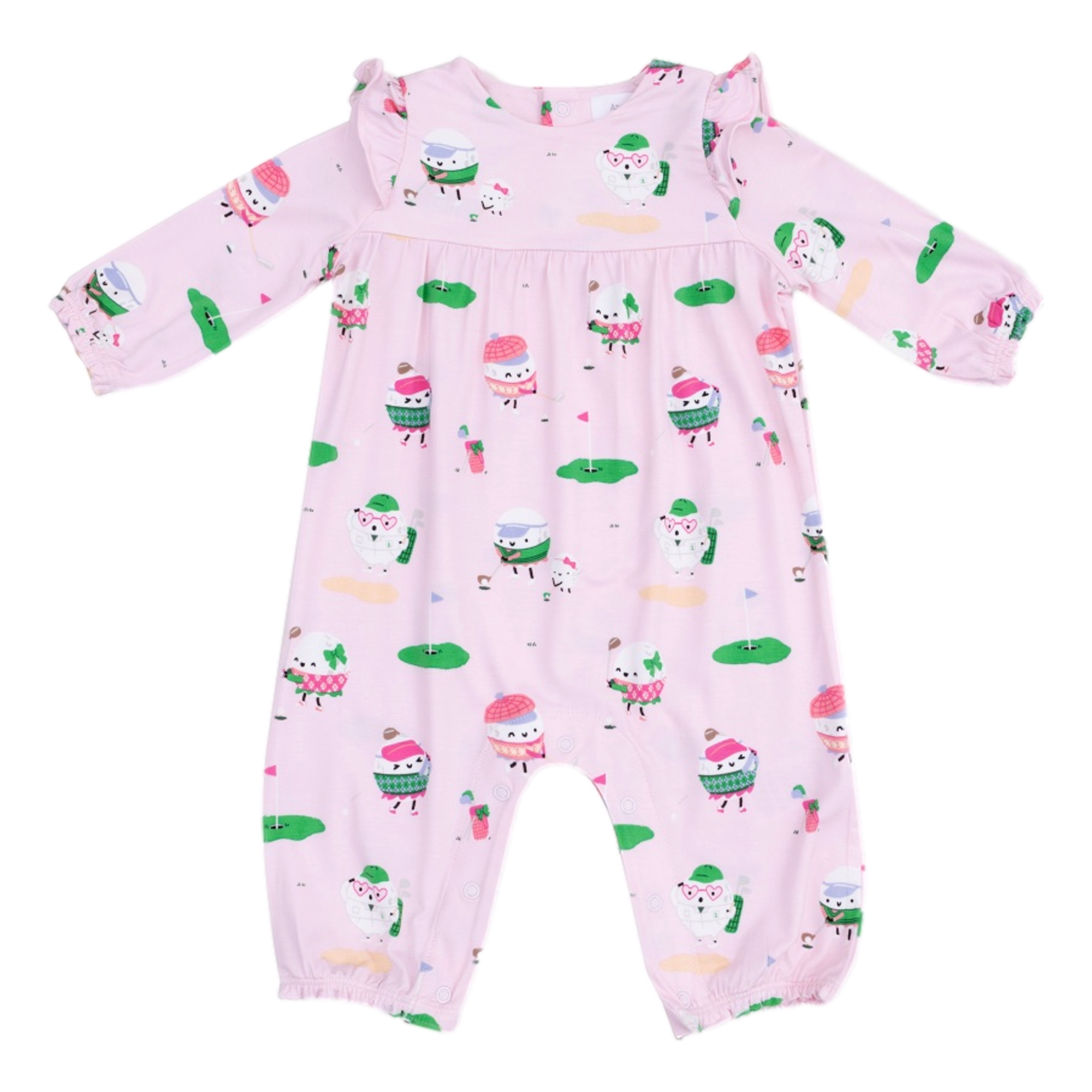 Golf Pros - Girl Ruffle Sleeve Romper