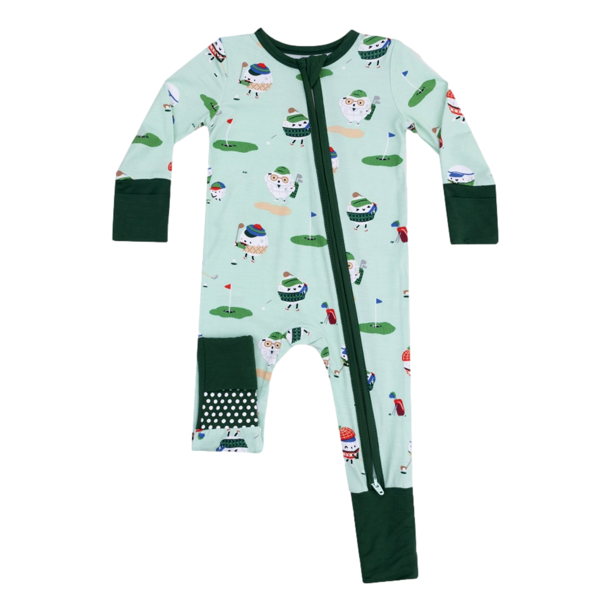 Golf Pros - Green Convertible Romper