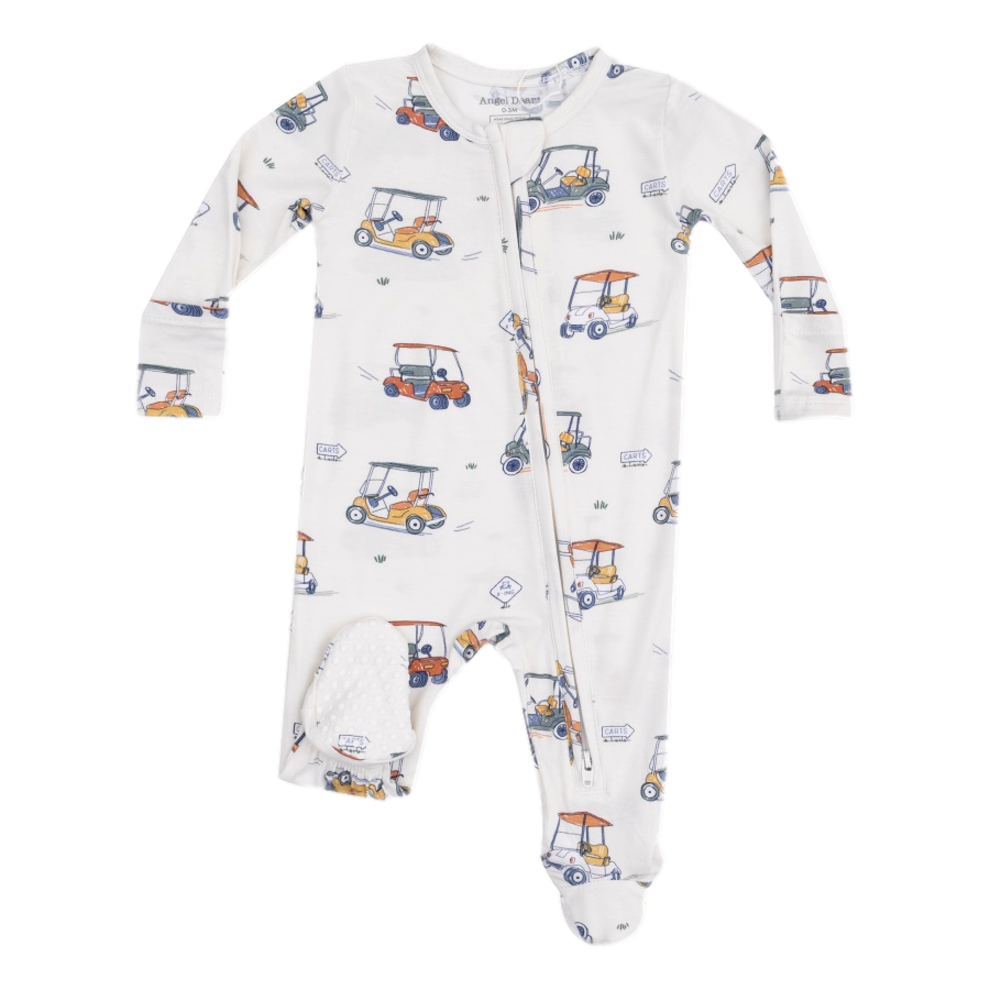 Zooming Golf Carts - 2 Way Zipper Footie