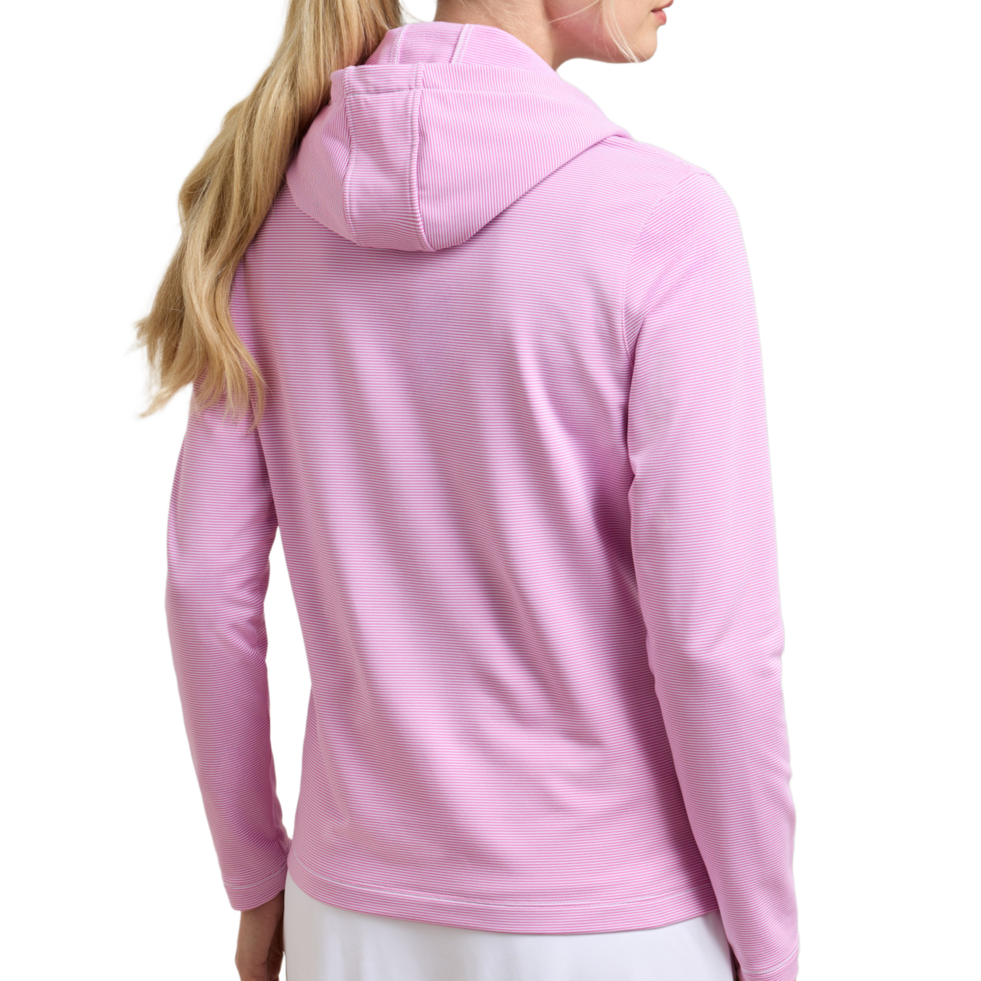 Sugar Stripe Pine Perf Women's Golf Hoodie