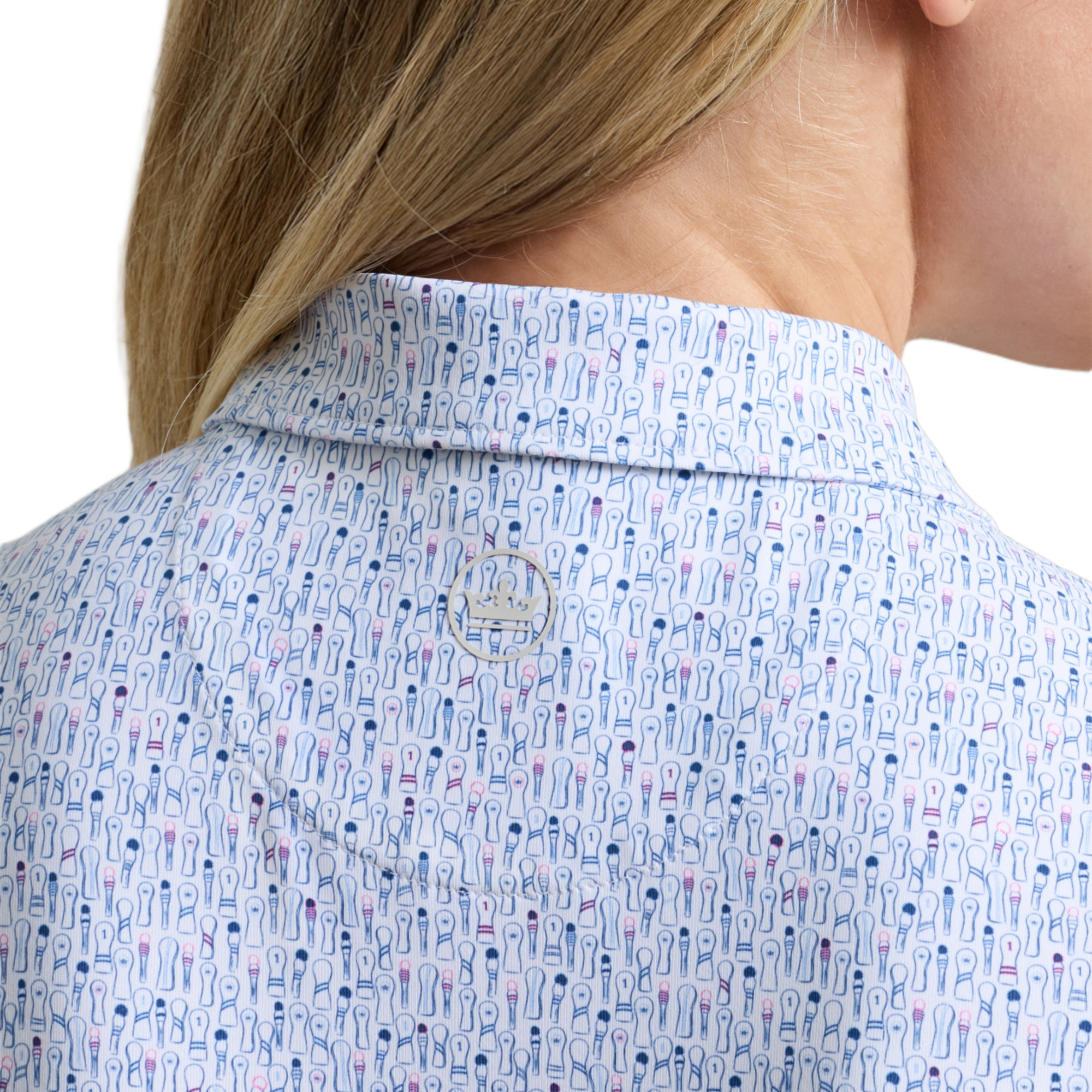 Fairway Frills Women's Short Sleeve Golf Polo Shirt