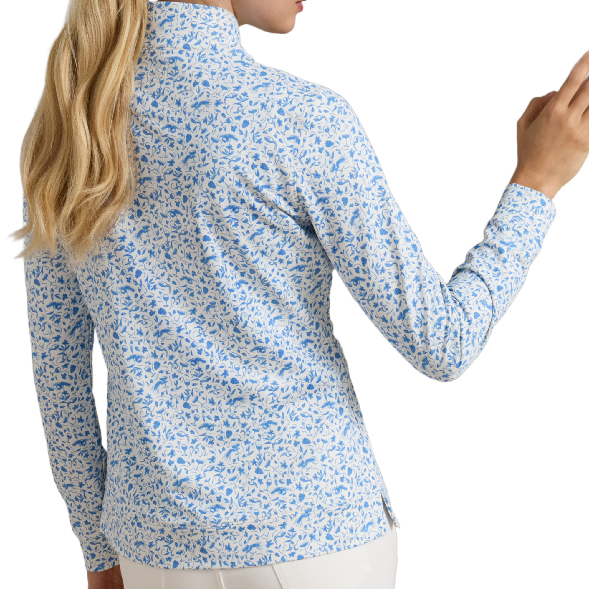 Vino Flora Perth Perf Women's Golf Quarter Zip