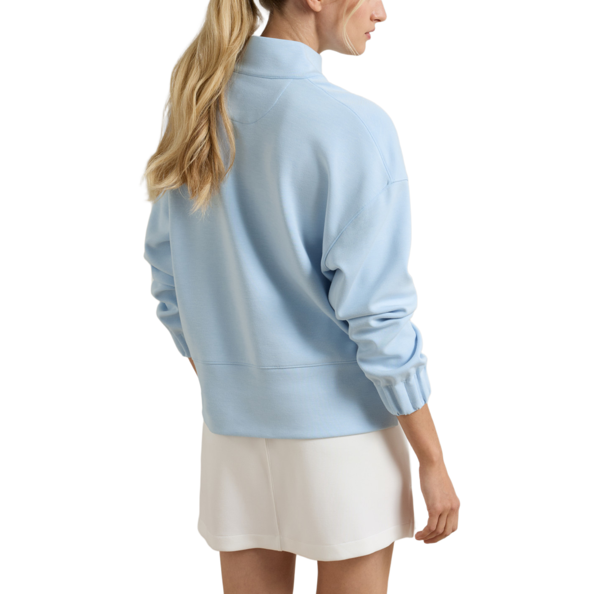 Flora Knit Melange Women's Golf Quarter Zip