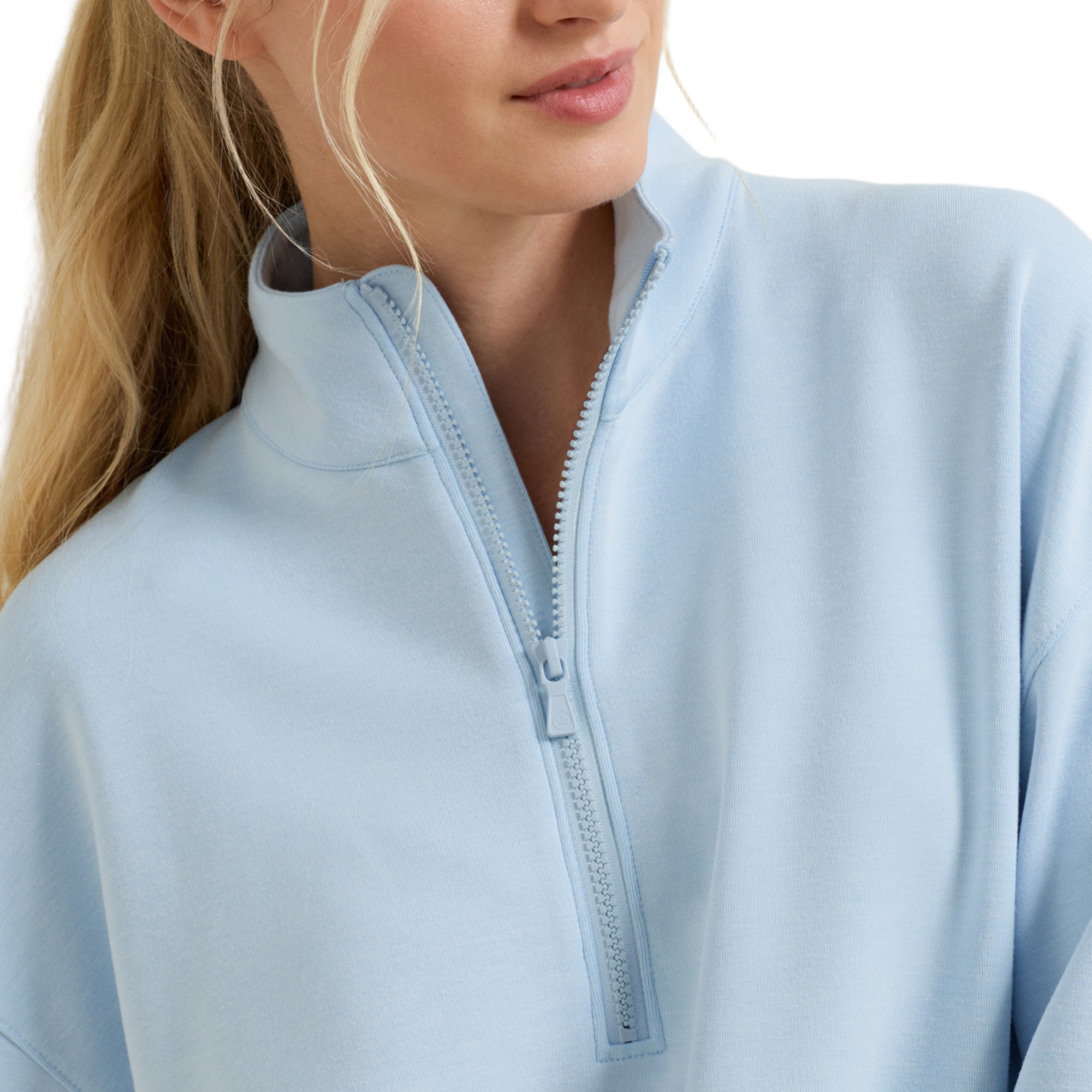 Flora Knit Melange Women's Golf Quarter Zip