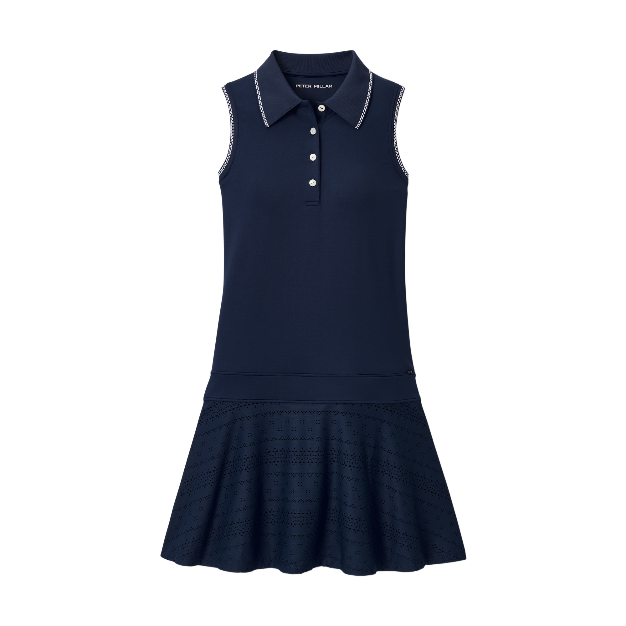 Francoise Eyelet Women's Sleeveless Golf Dress