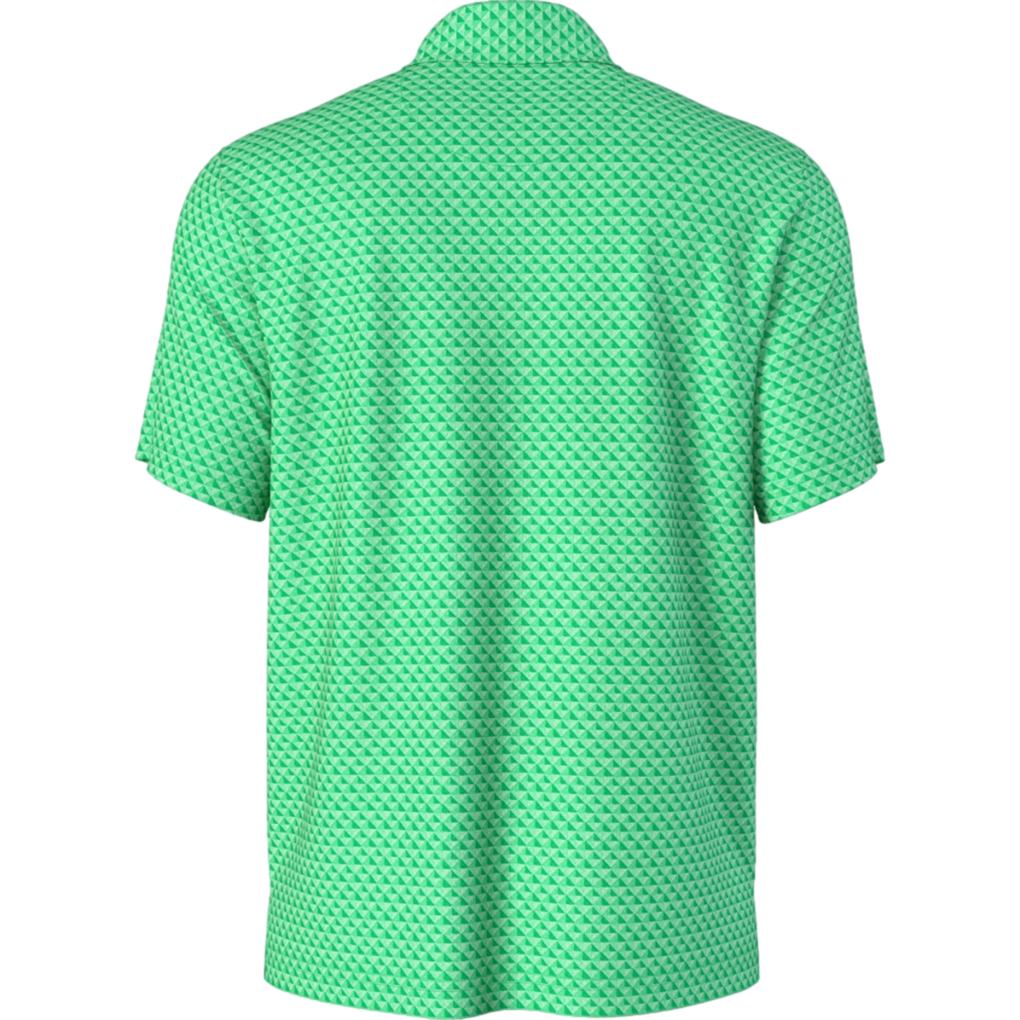 Linear Geometric Print Boys Golf Polo Shirt