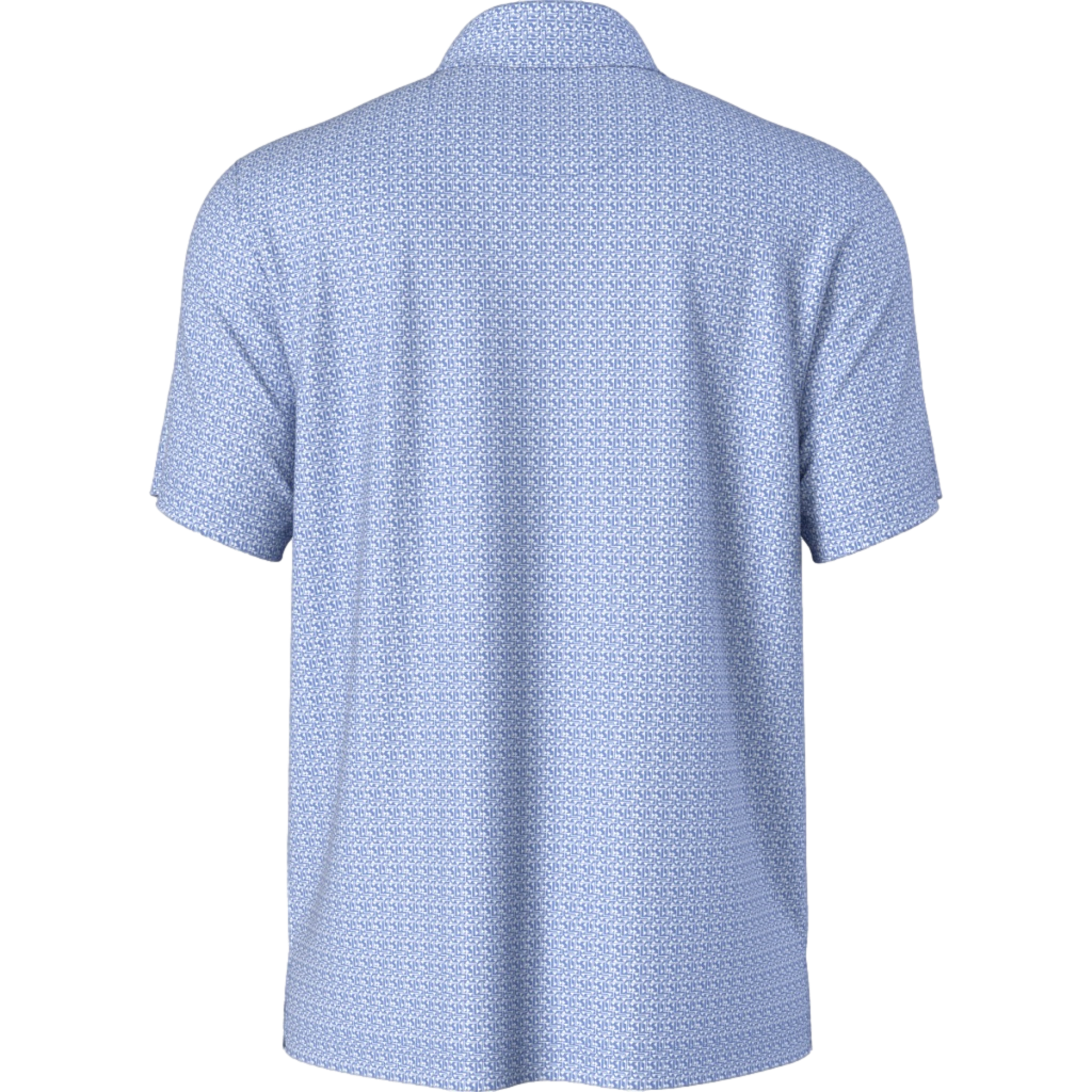 Golf Flag Geo Essential Print Boys Golf Polo Shirt