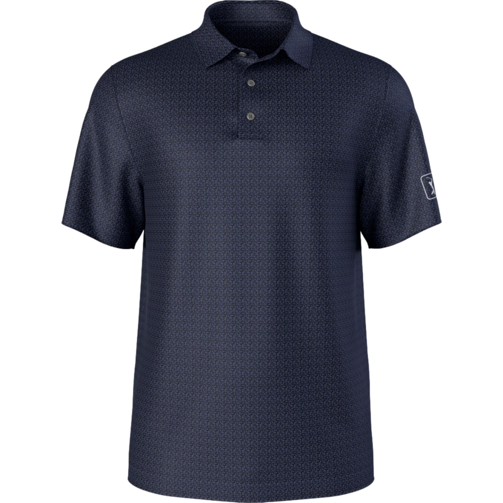 Golf Flag Geo Essential Print Boys Golf Polo Shirt