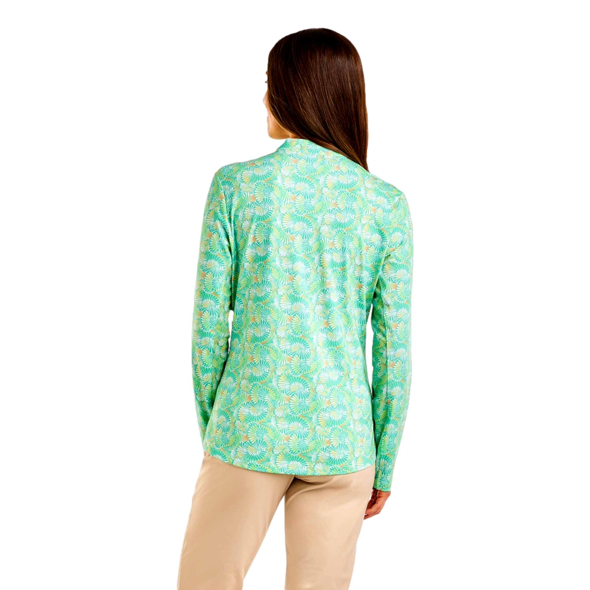 Savanna Mockneck Women's Long Sleeve Golf Shirt