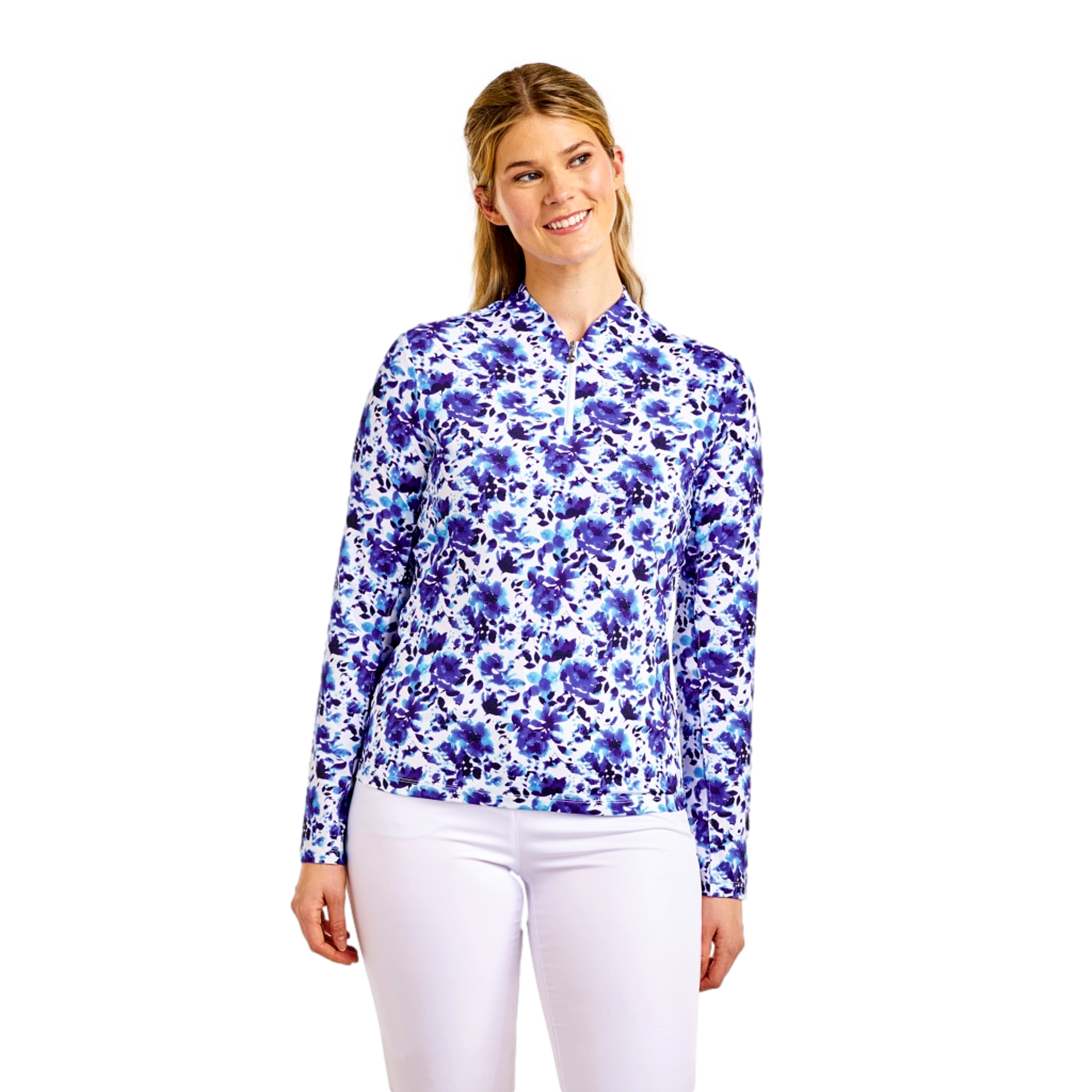 Savanna Mockneck Women's Long Sleeve Golf Shirt