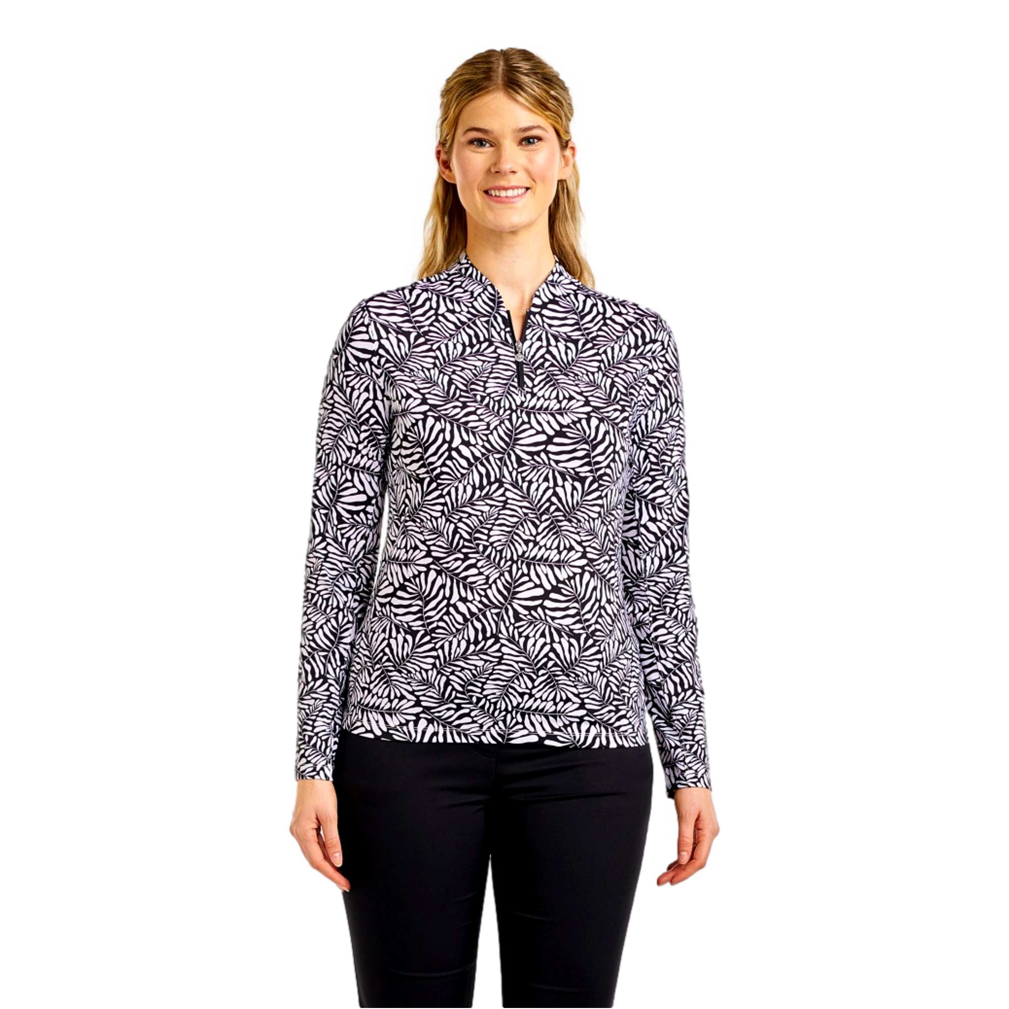 Savanna Mockneck Women's Long Sleeve Golf Shirt