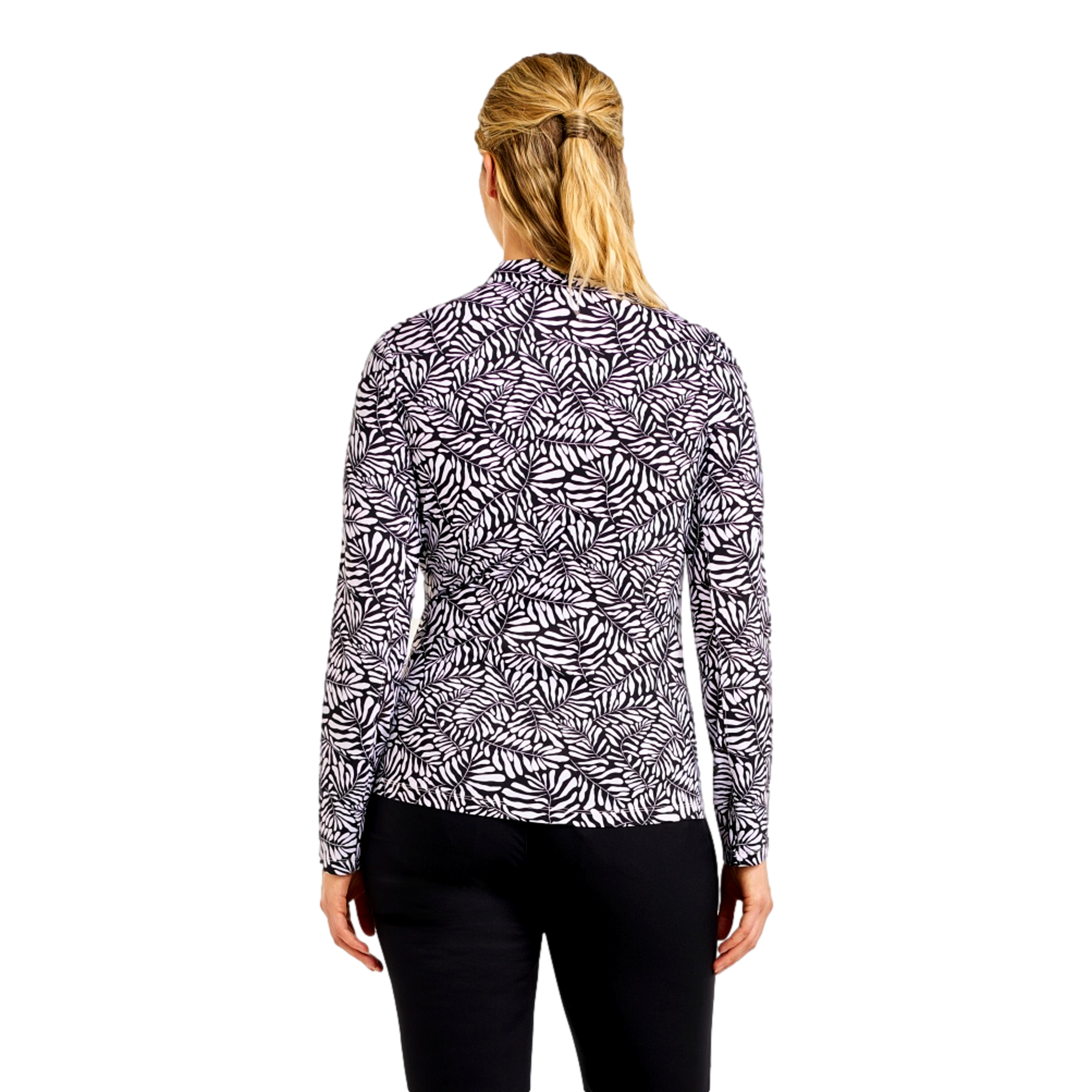 Savanna Mockneck Women's Long Sleeve Golf Shirt