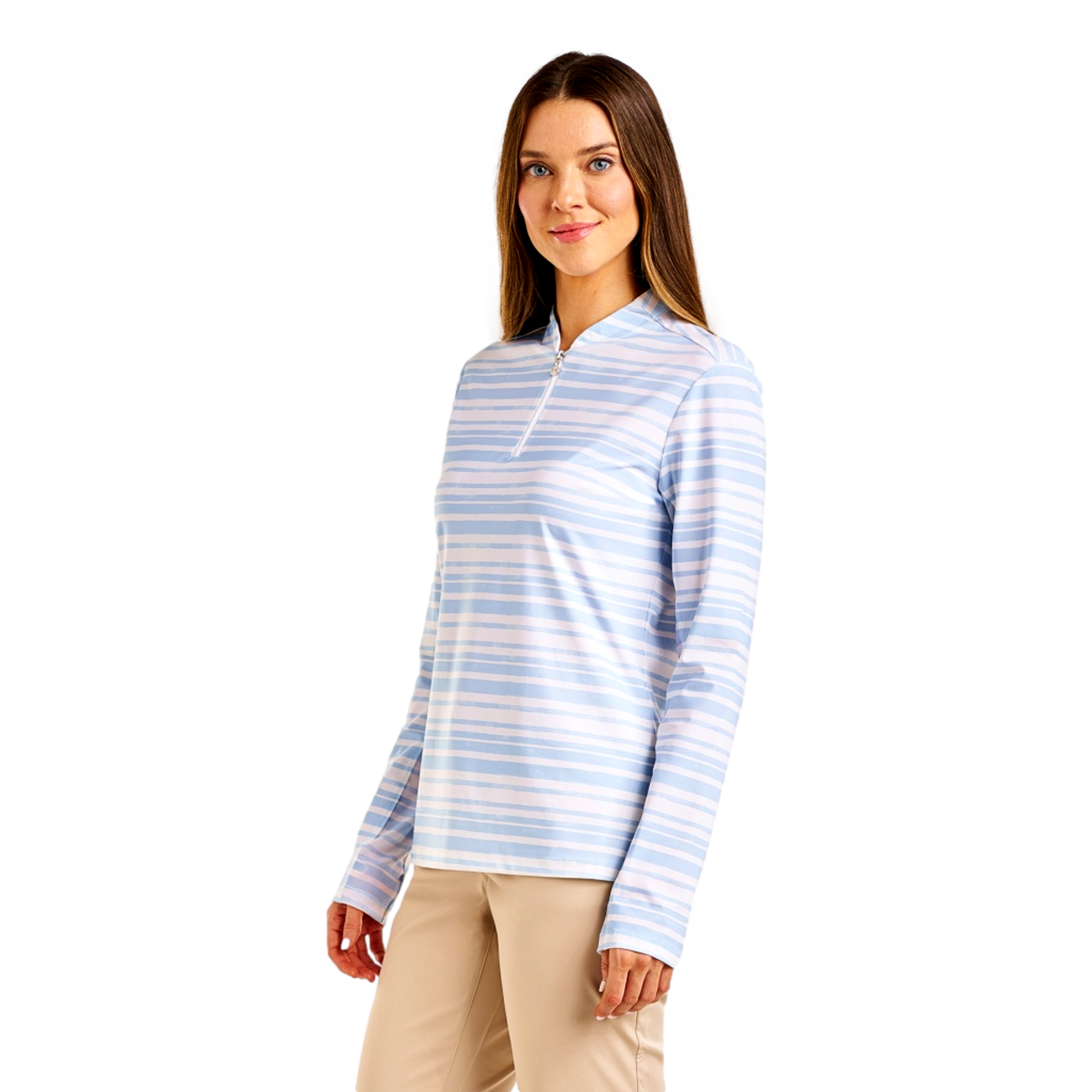 Savanna Mockneck Women's Long Sleeve Golf Shirt
