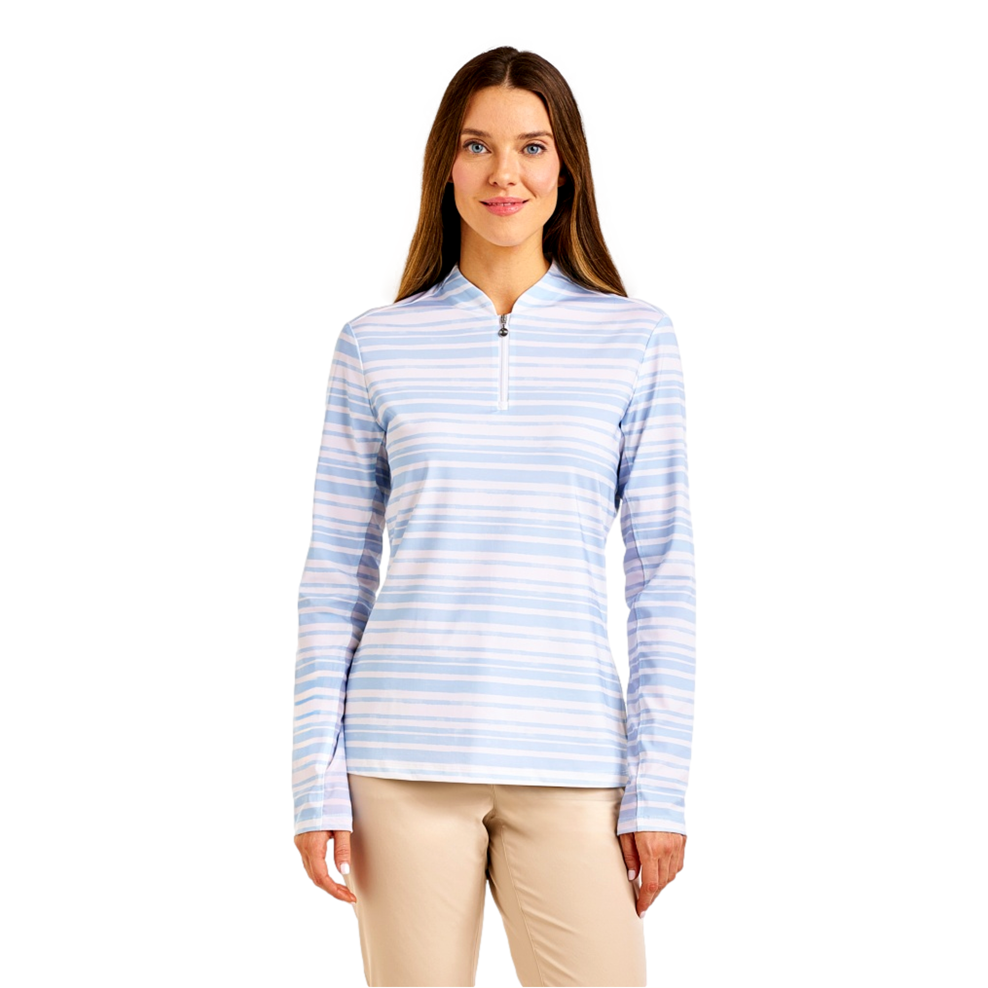 Savanna Mockneck Women's Long Sleeve Golf Shirt