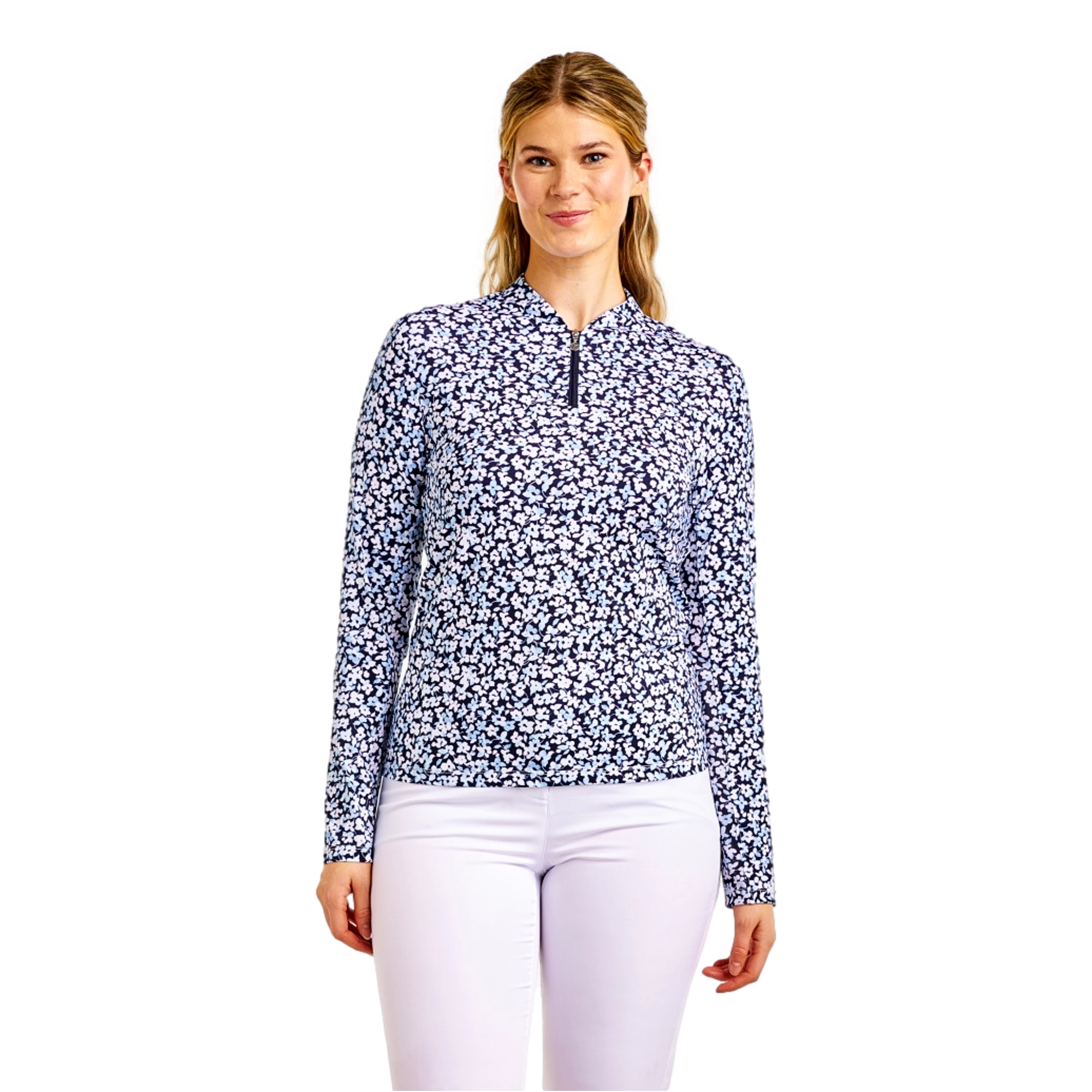 Savanna Mockneck Women's Long Sleeve Golf Shirt