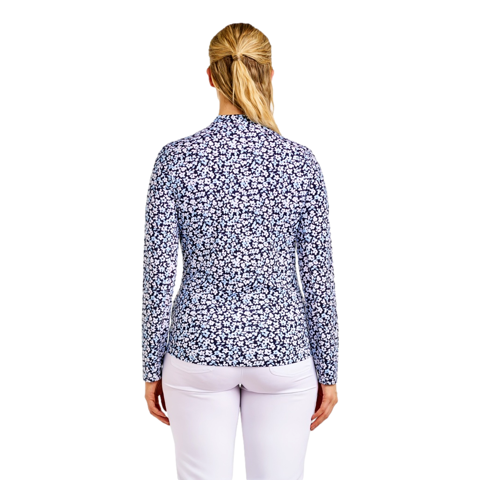 Savanna Mockneck Women's Long Sleeve Golf Shirt