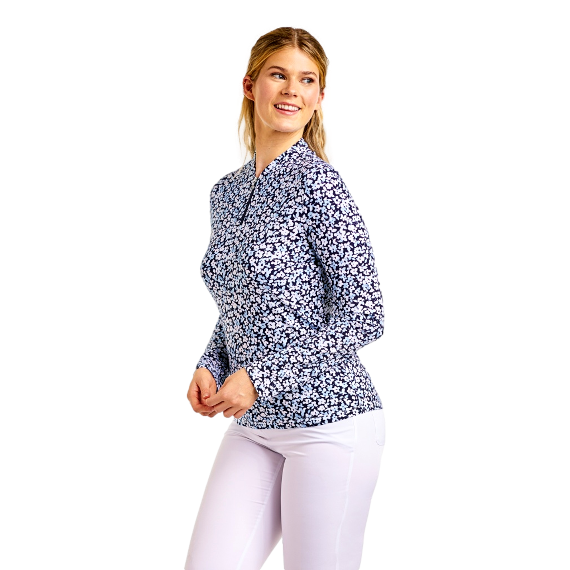 Savanna Mockneck Women's Long Sleeve Golf Shirt