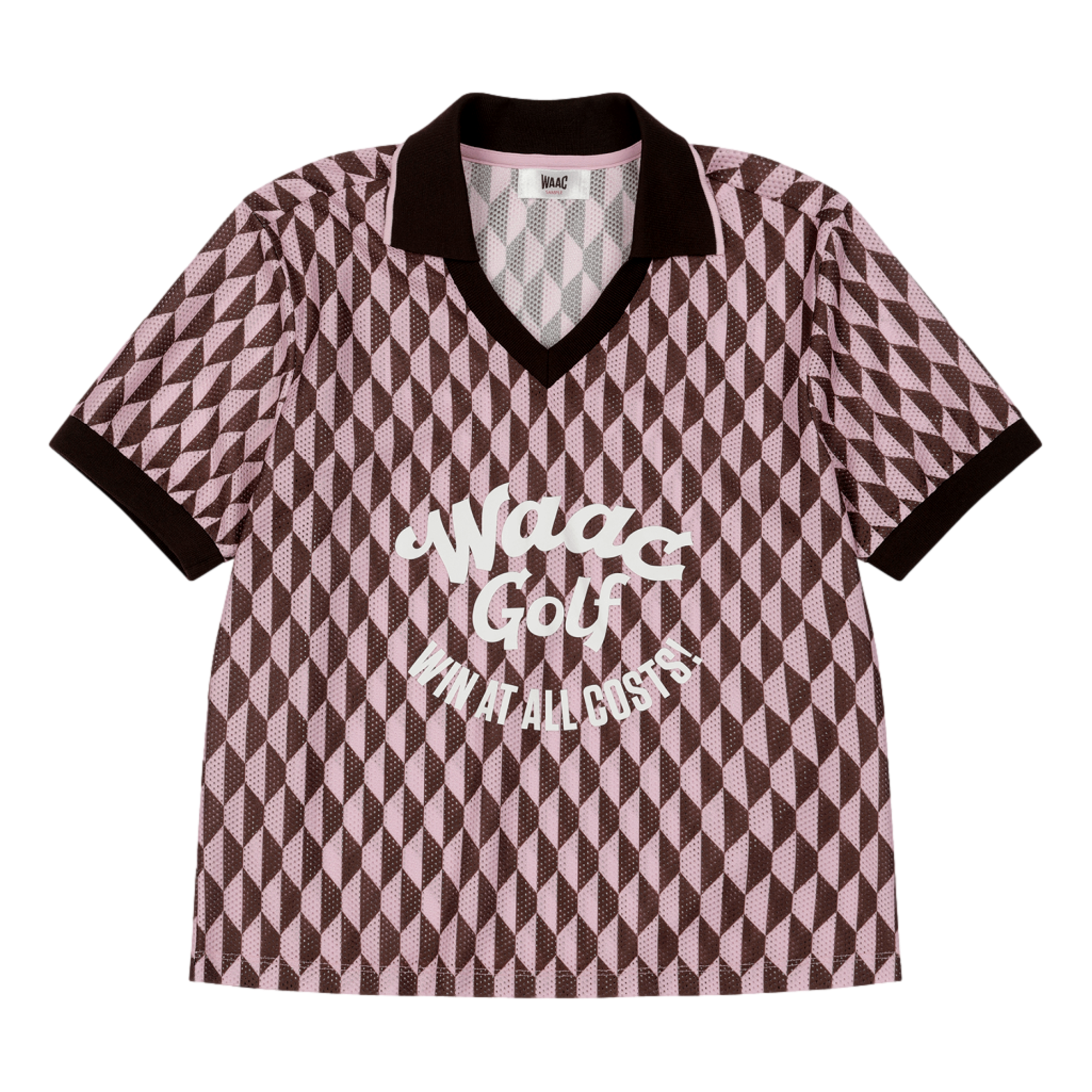 Optic Block Over Fit Women's Short Sleeve Golf Polo Shirt