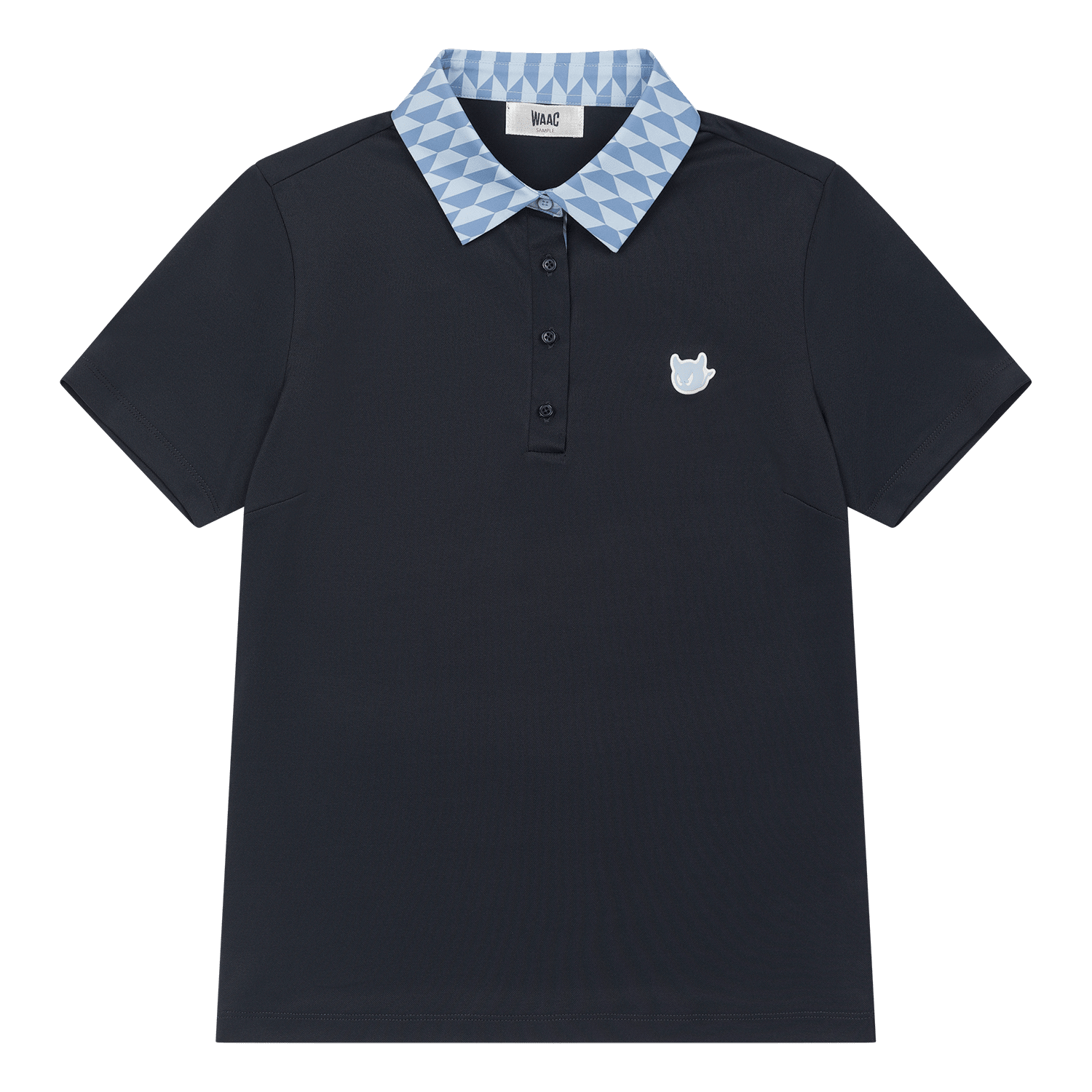 Optic Block Color Women's Short Sleeve Golf Polo Shirt