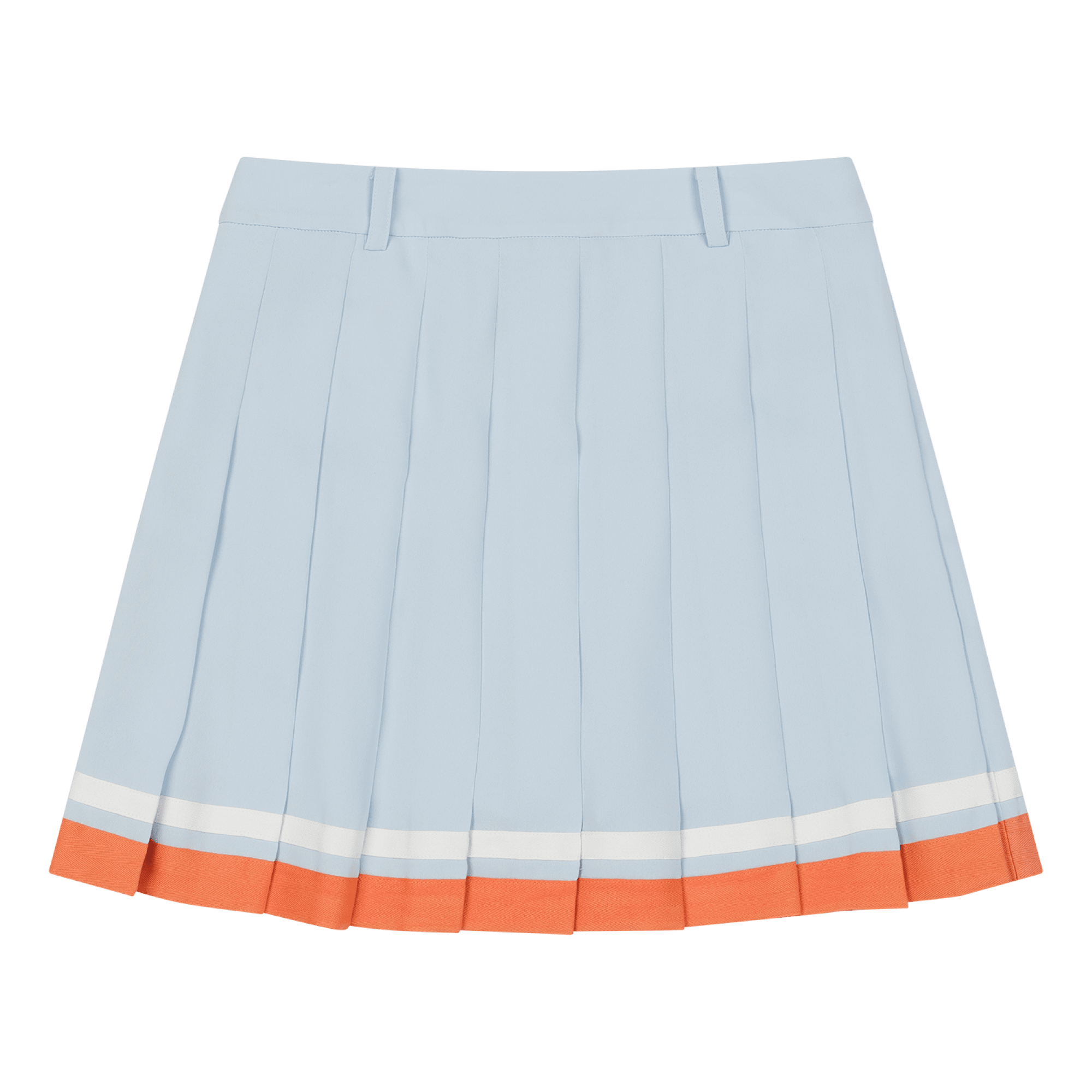 Color Tipping Pleat Women's Golf Skort