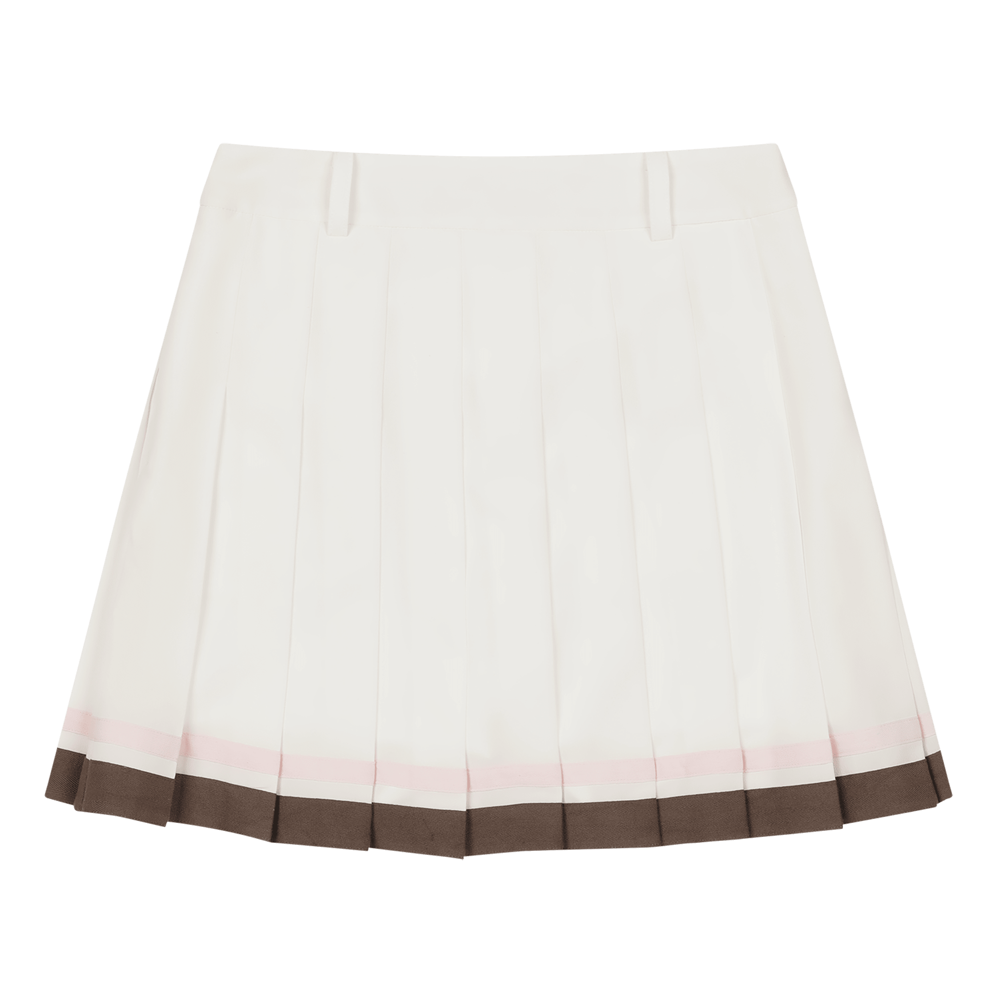 Color Tipping Pleat Women's Golf Skort