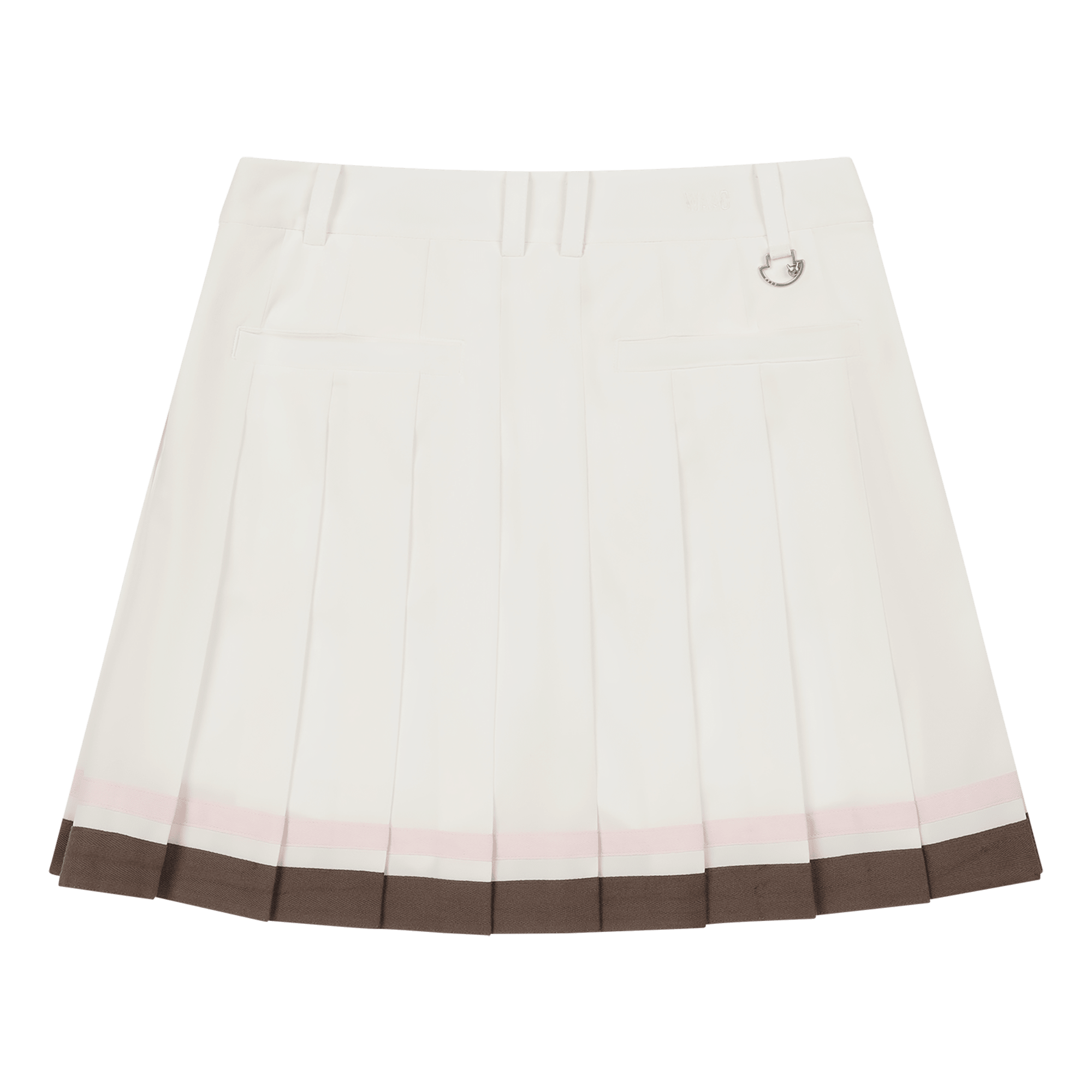 Color Tipping Pleat Women's Golf Skort