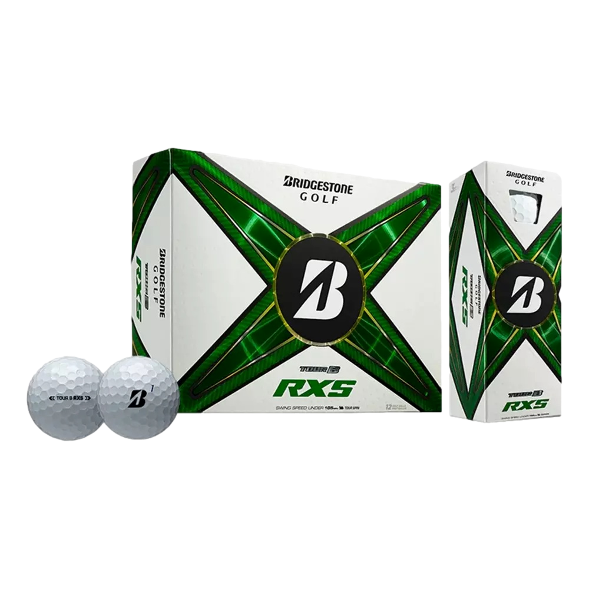 Tour B RXS White - Personalized Golf Balls