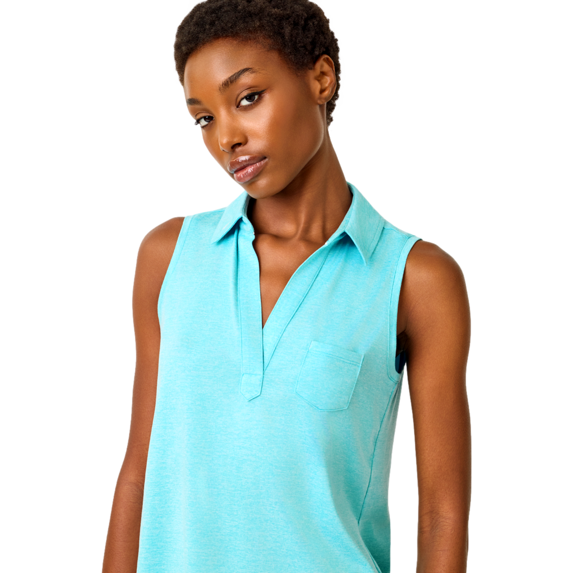 Dune Women's Sleeveless Golf Polo Shirt