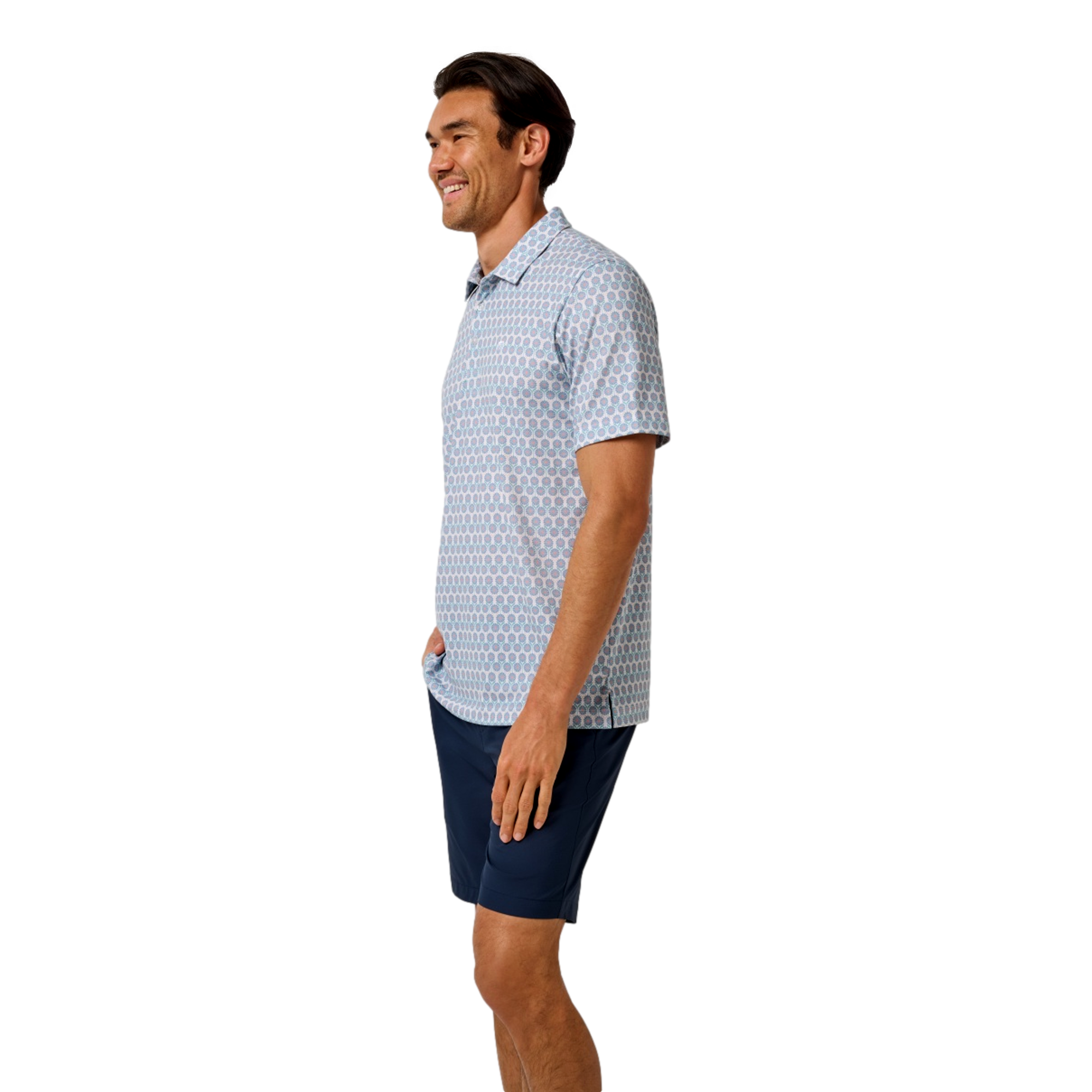 Paradise Performance Jersey Men's Golf Polo Shirt