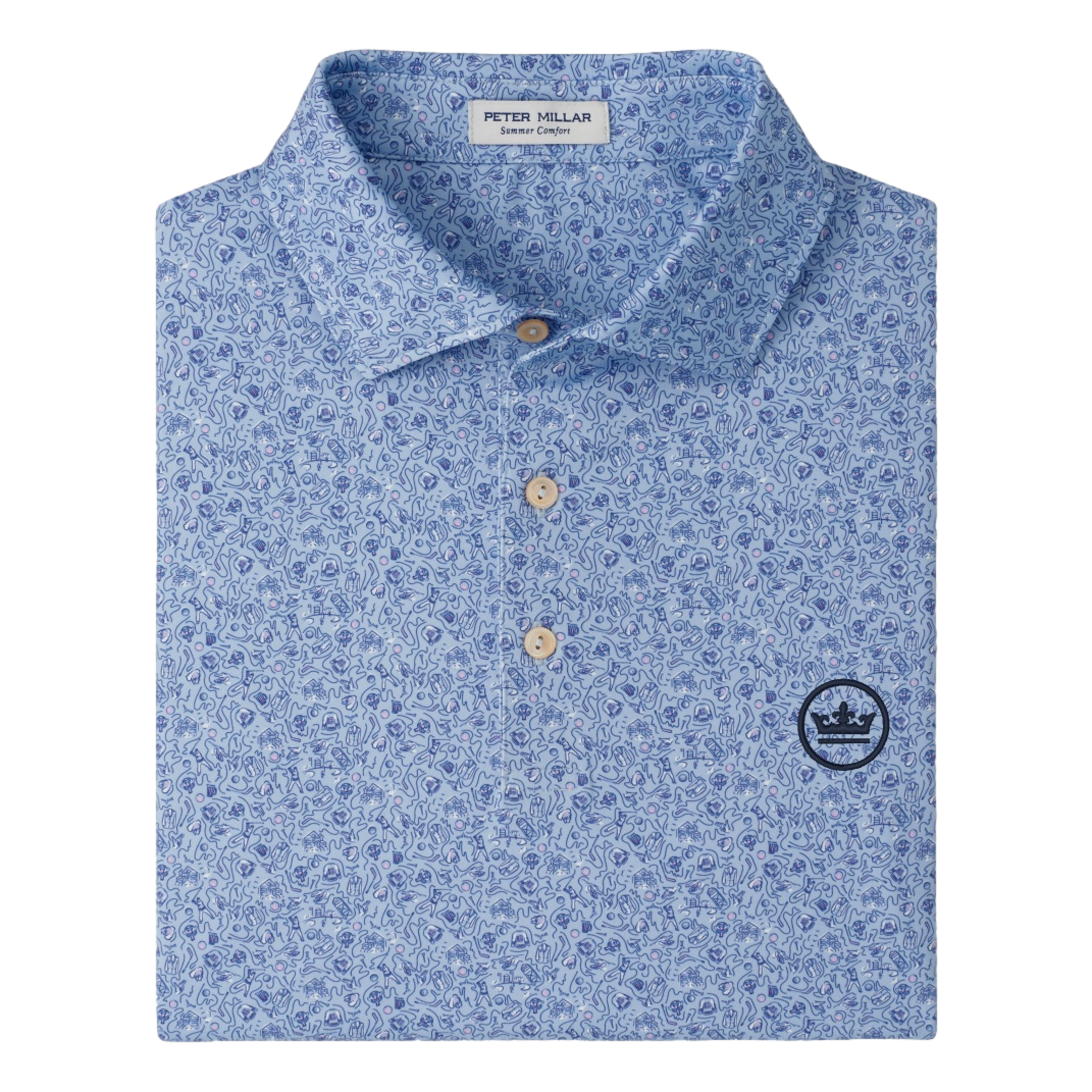 Parker Performance Jersey Men's Golf Polo Shirt