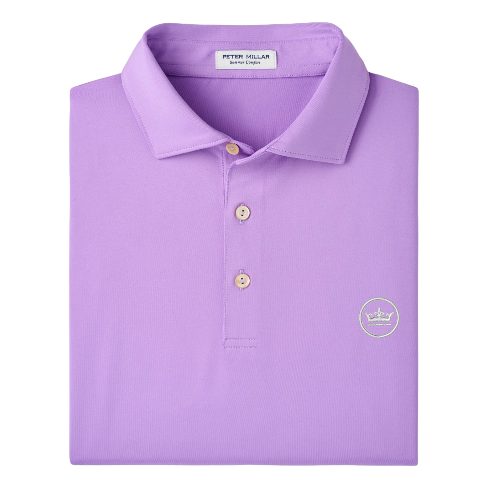 Solid Performance Jersey Men's Golf Polo Shirt