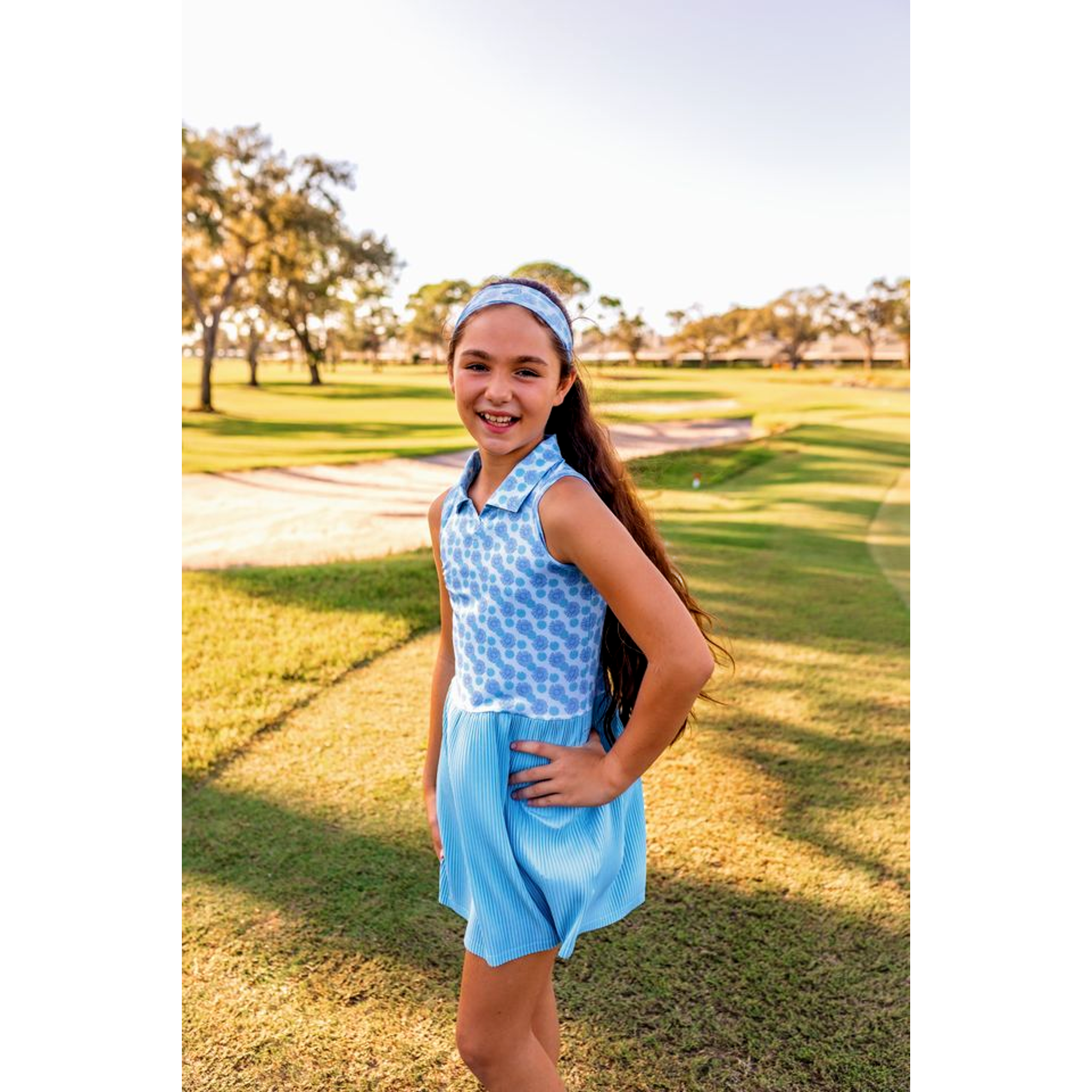 Girls Karmen Sleeveless Golf Dress
