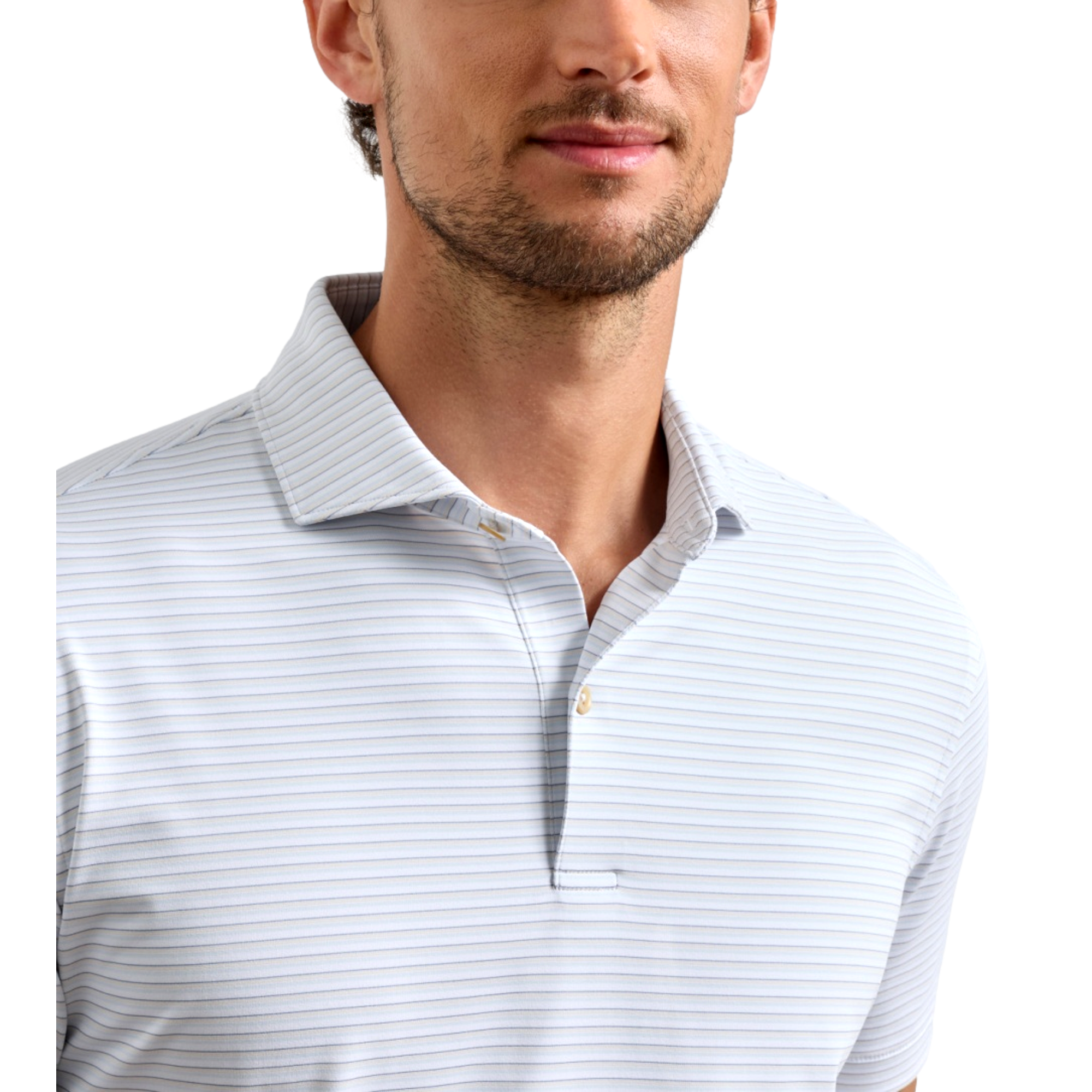 Echo Performance Jersey Men's Golf Polo Shirt