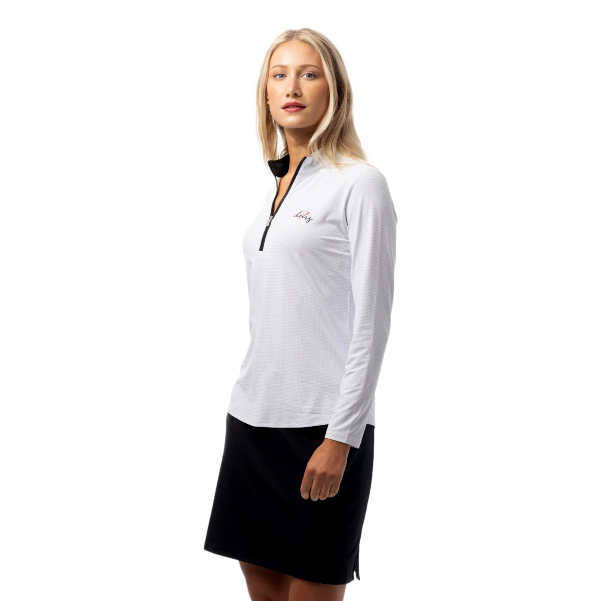 Cheers Embroidered Women's Golf Quarter Zip