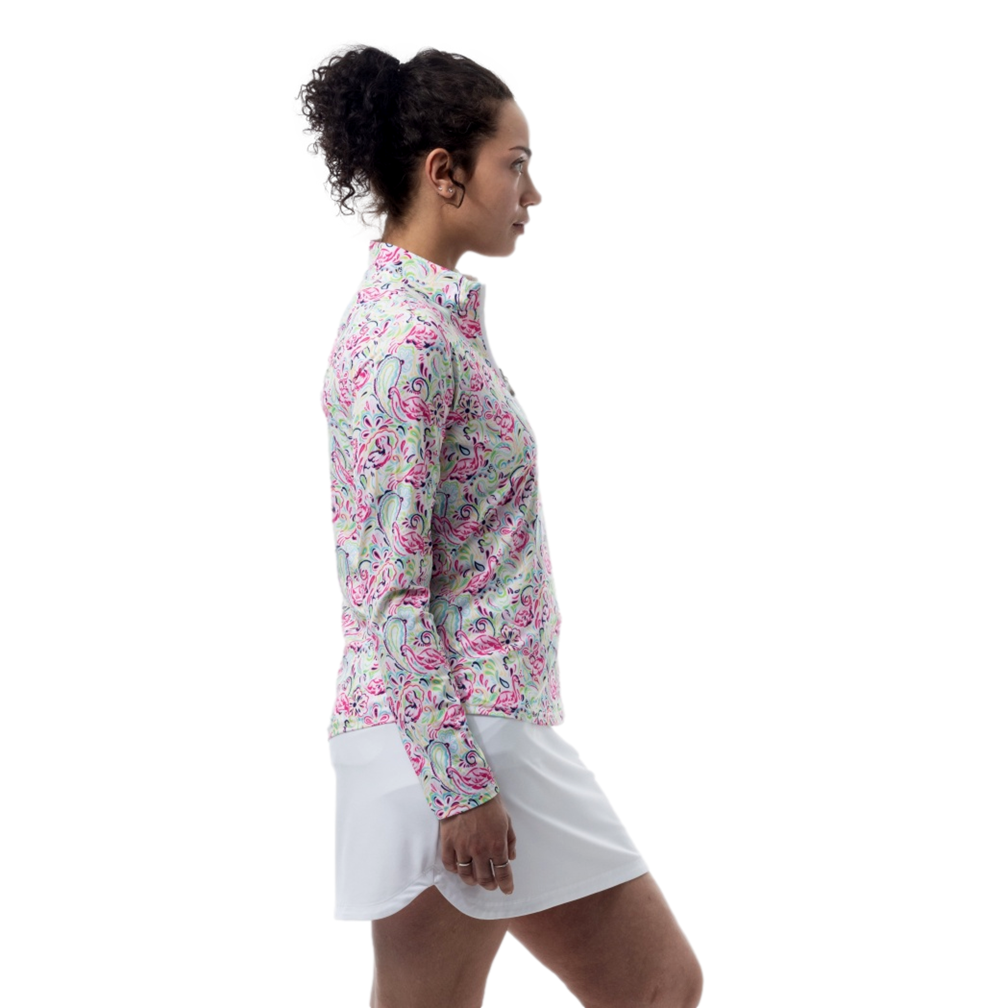 Pink Flamingo Women's Golf Quarter Zip