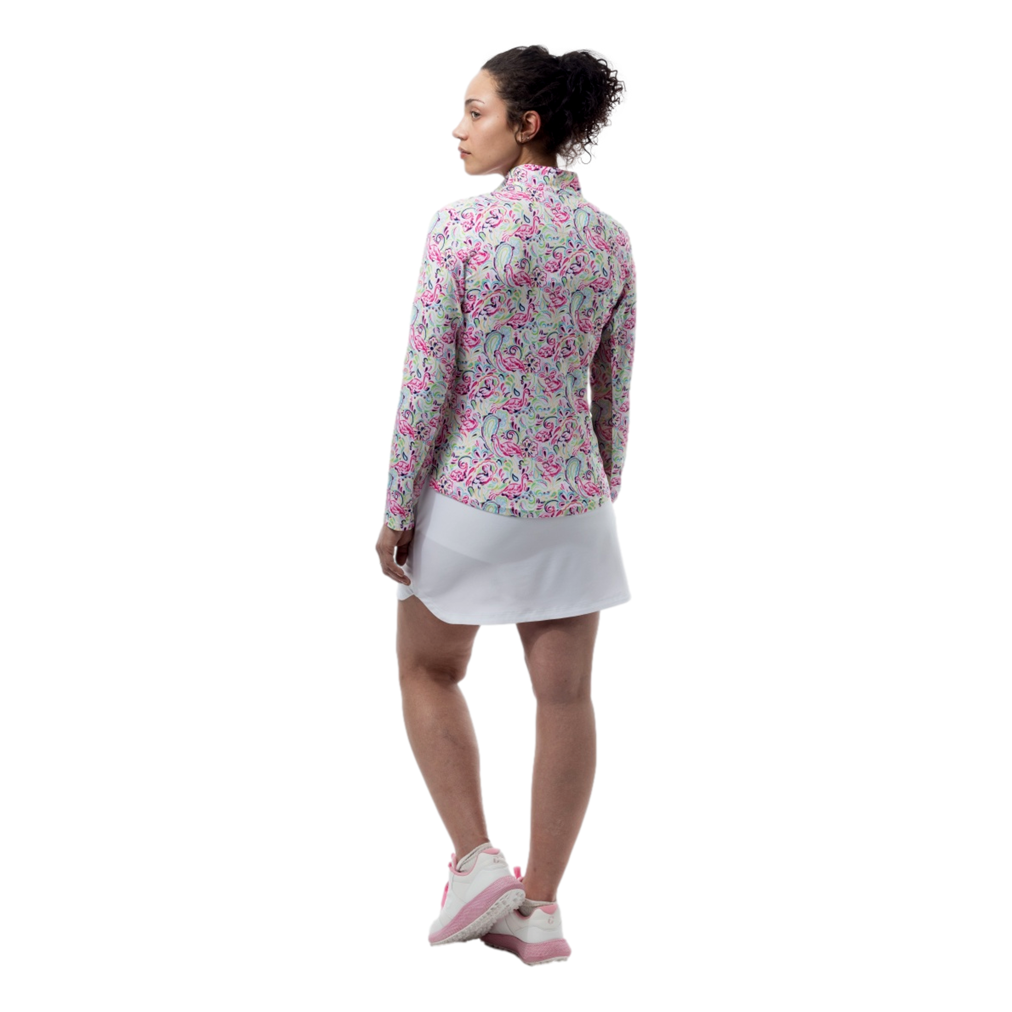 Pink Flamingo Women's Golf Quarter Zip