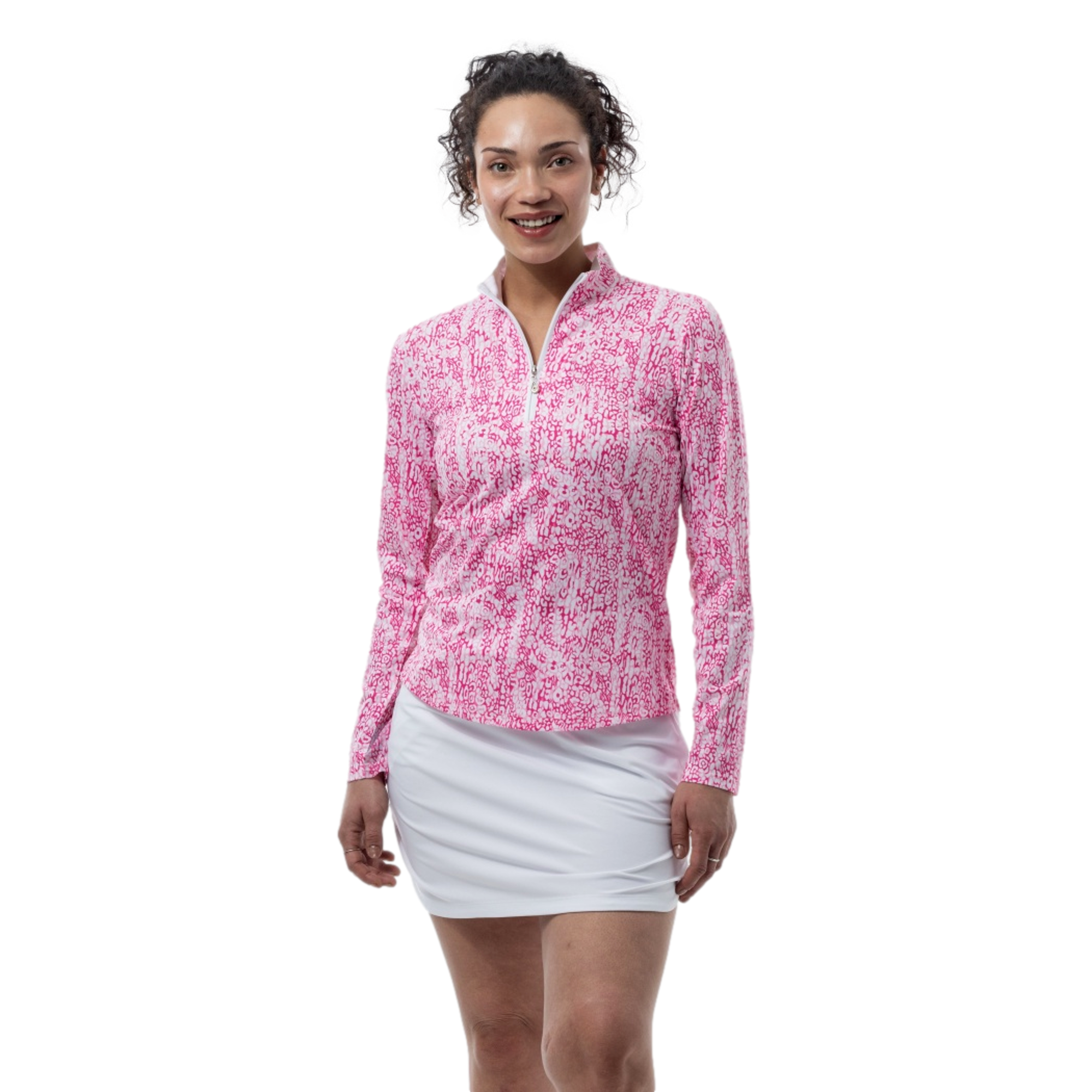 Zanzibar Animal Women's Golf Quarter Zip