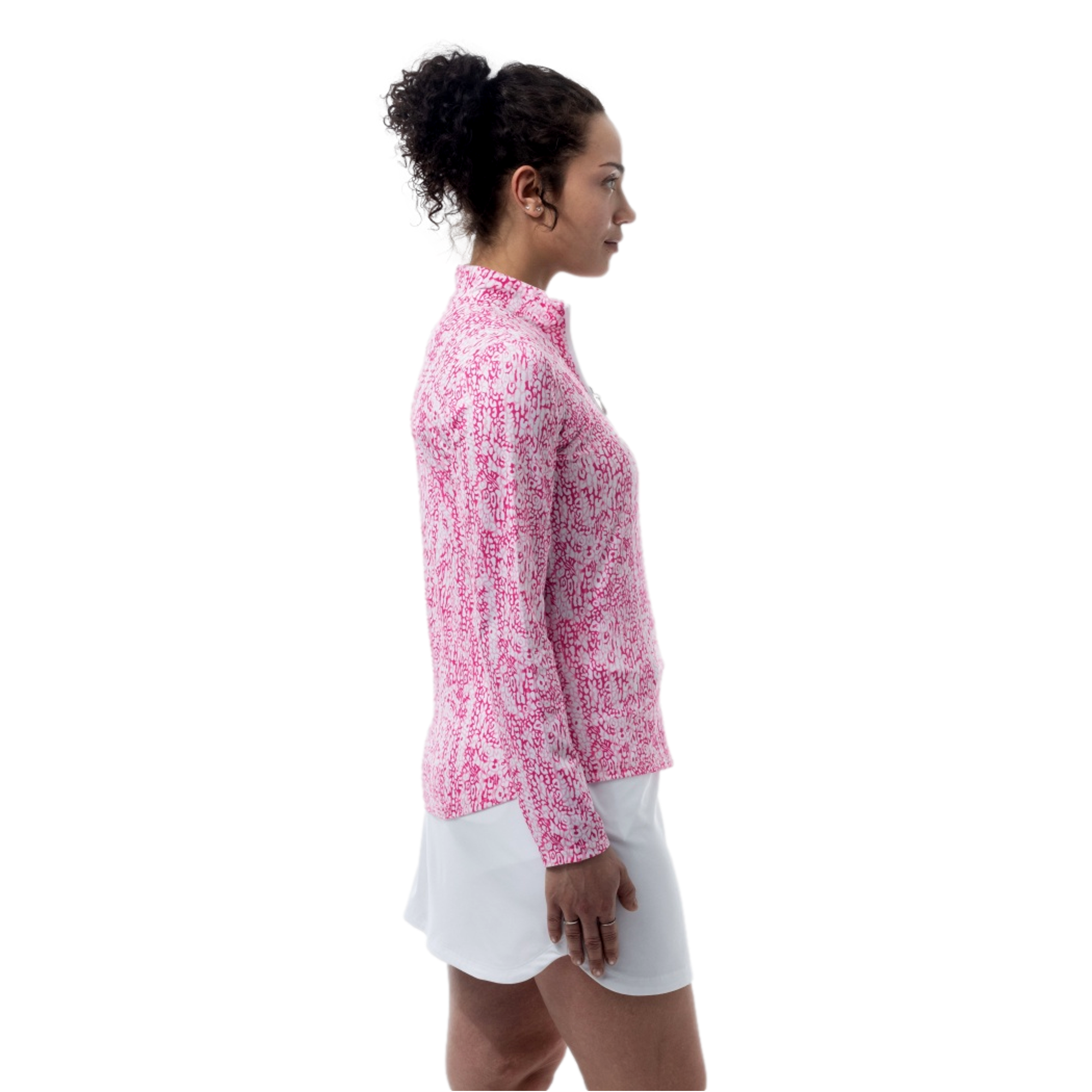 Zanzibar Animal Women's Golf Quarter Zip