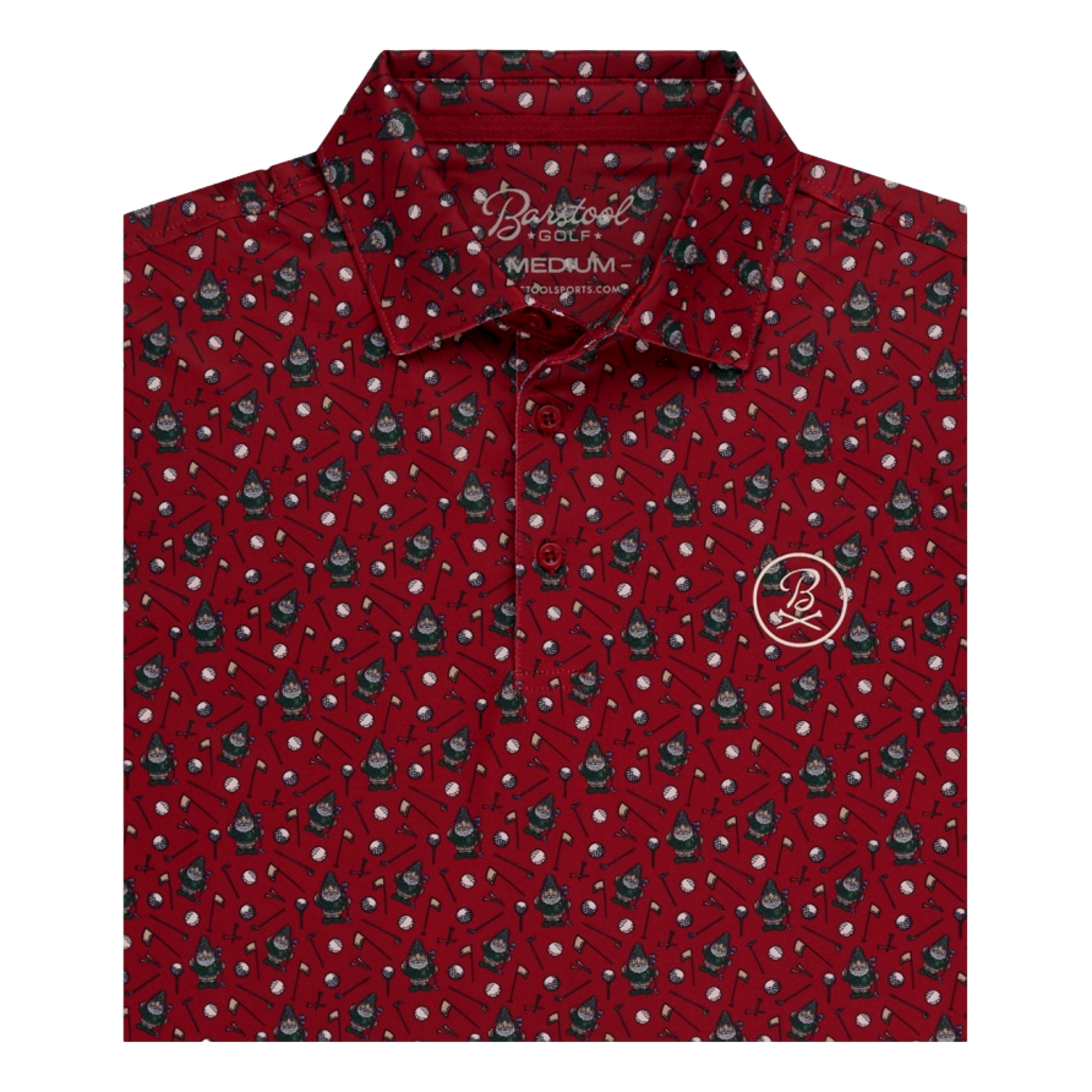 Season's Greetings Men's Short Sleeve Golf Polo Shirt