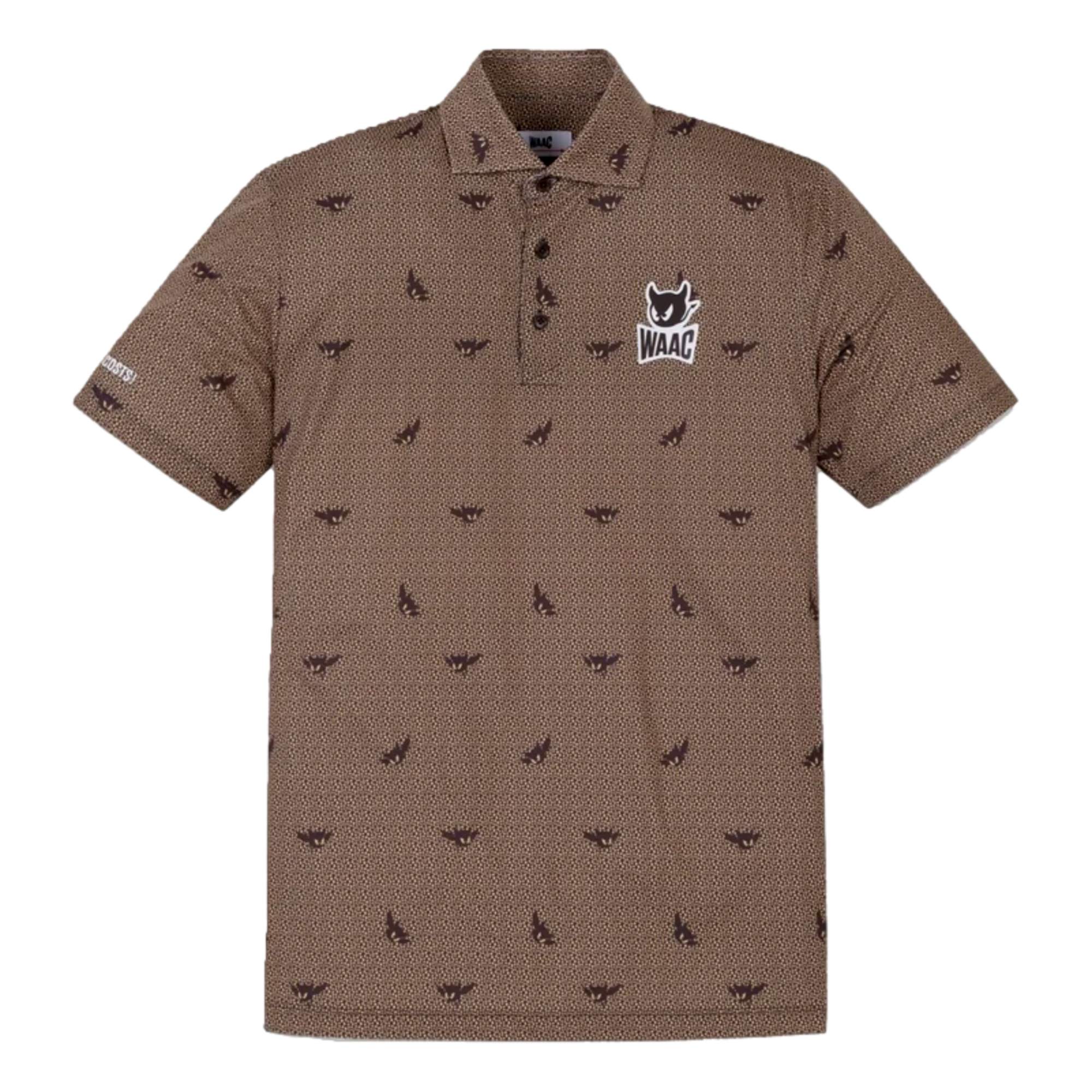 Printed Men's Short Sleeve Golf Polo Shirt