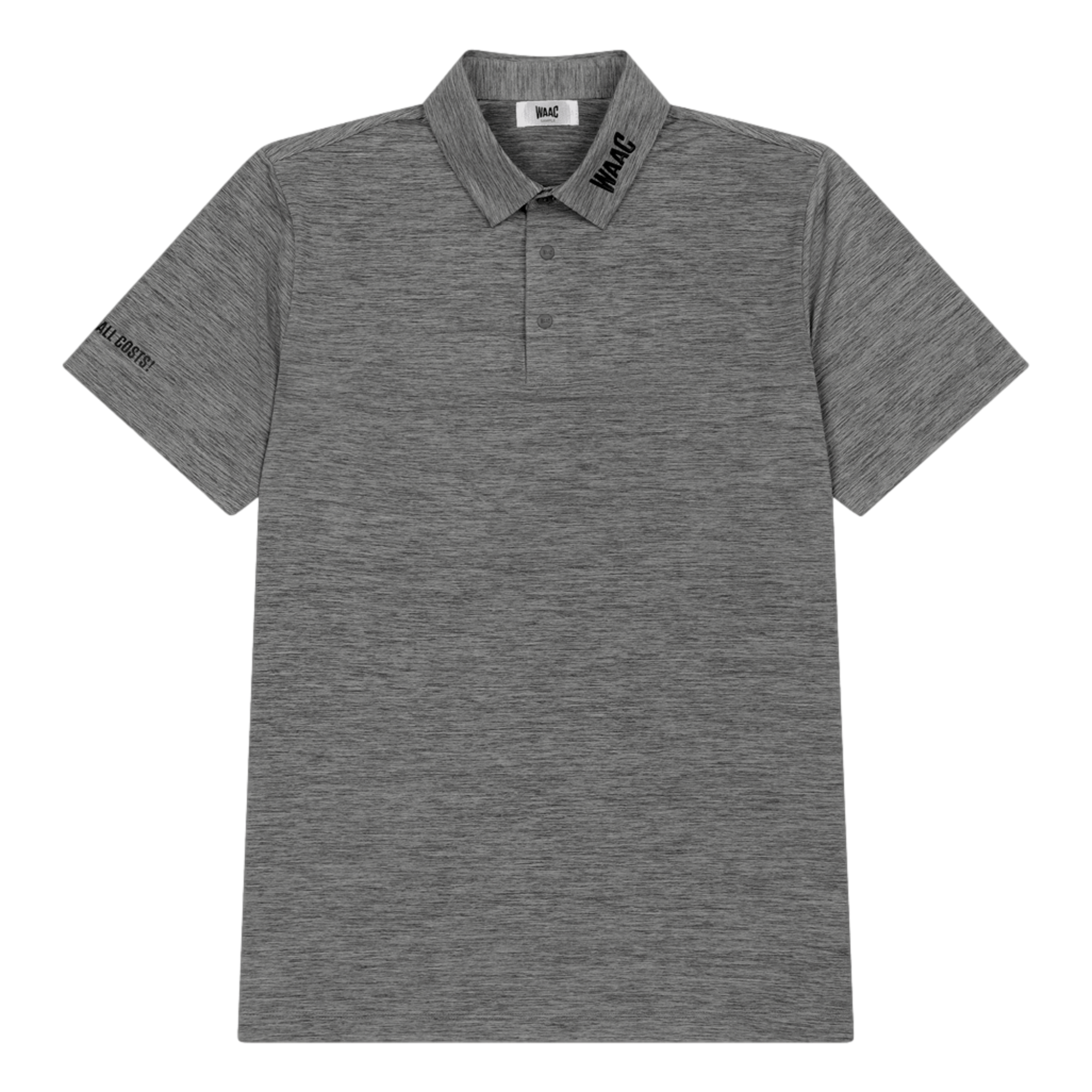 Essential Melange Men's Short Sleeve Golf Polo Shirt