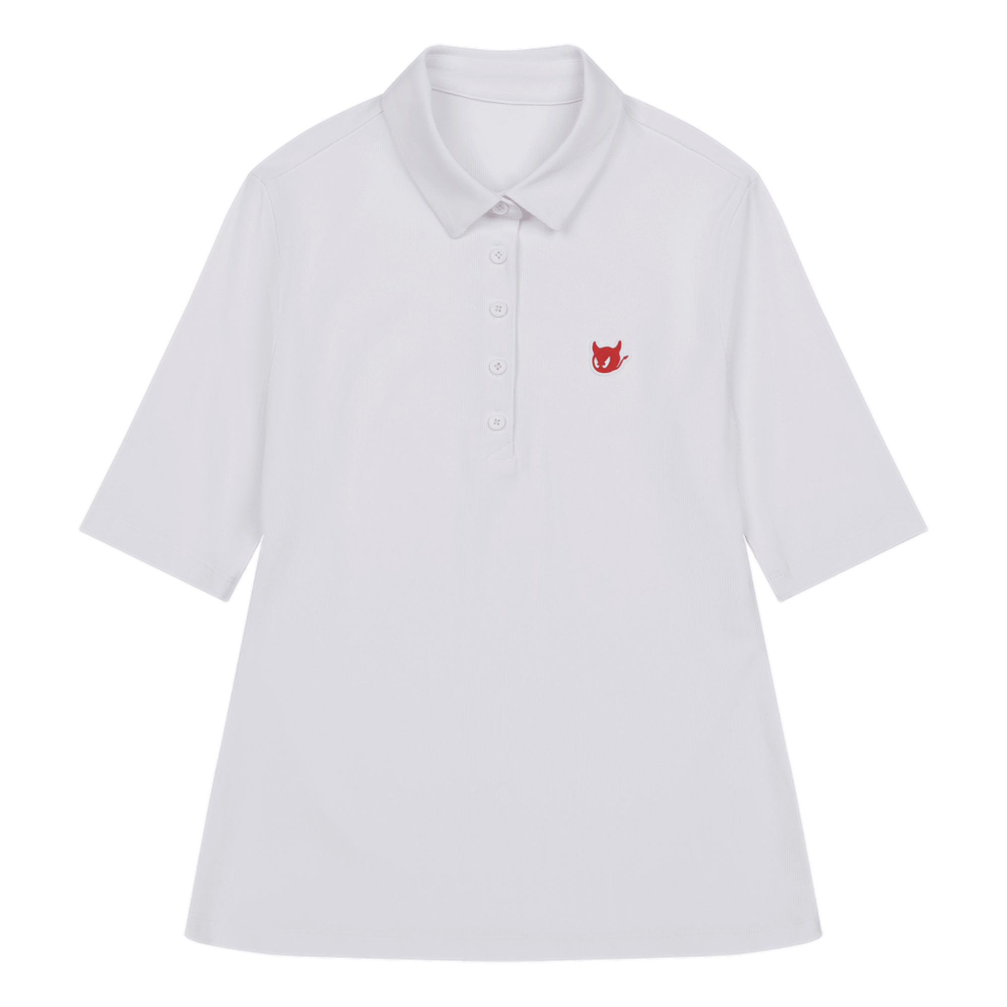 Essential Rib Jersey Polo Women's Short Sleeve Golf Polo Shirt