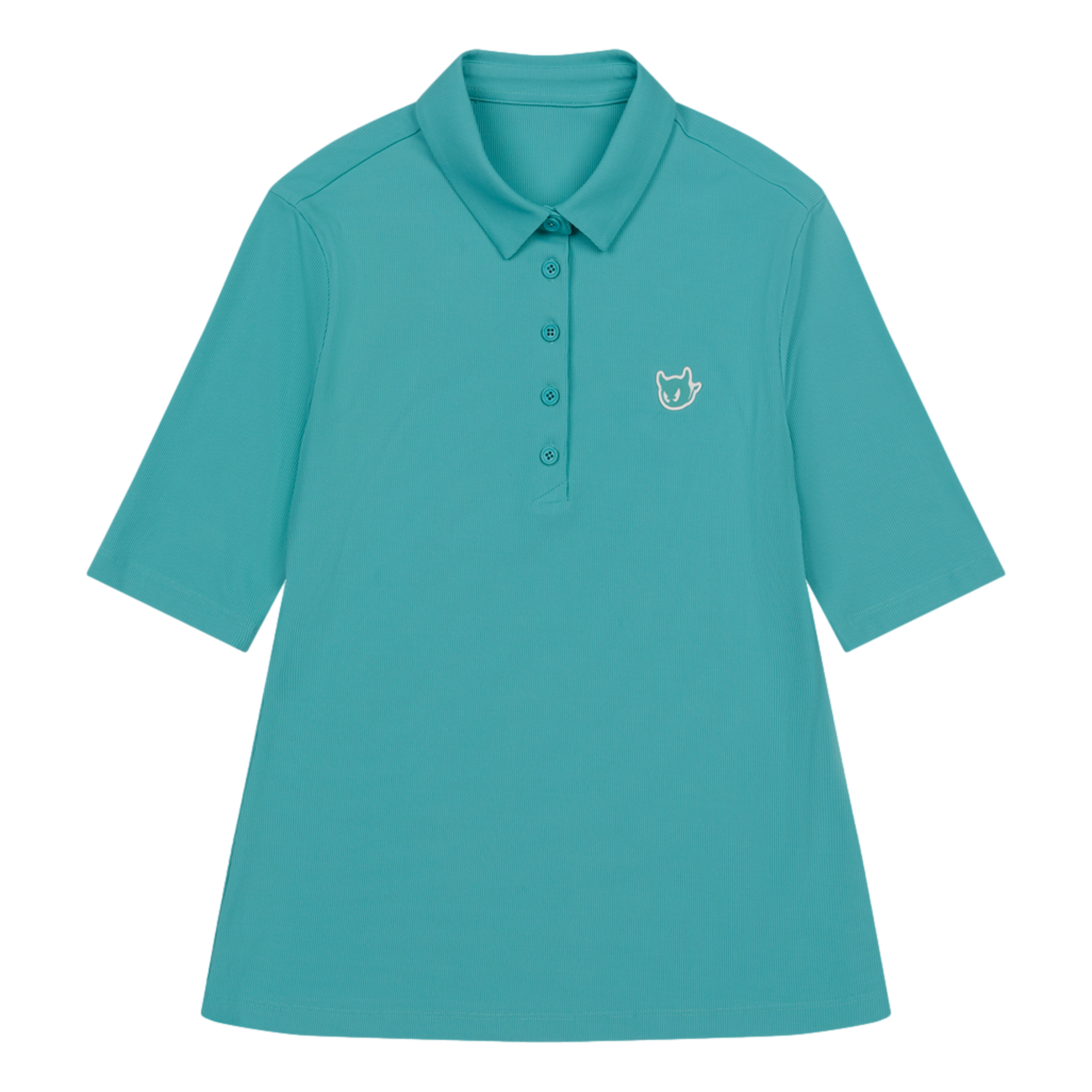 Essential Rib Jersey Polo Women's Short Sleeve Golf Polo Shirt