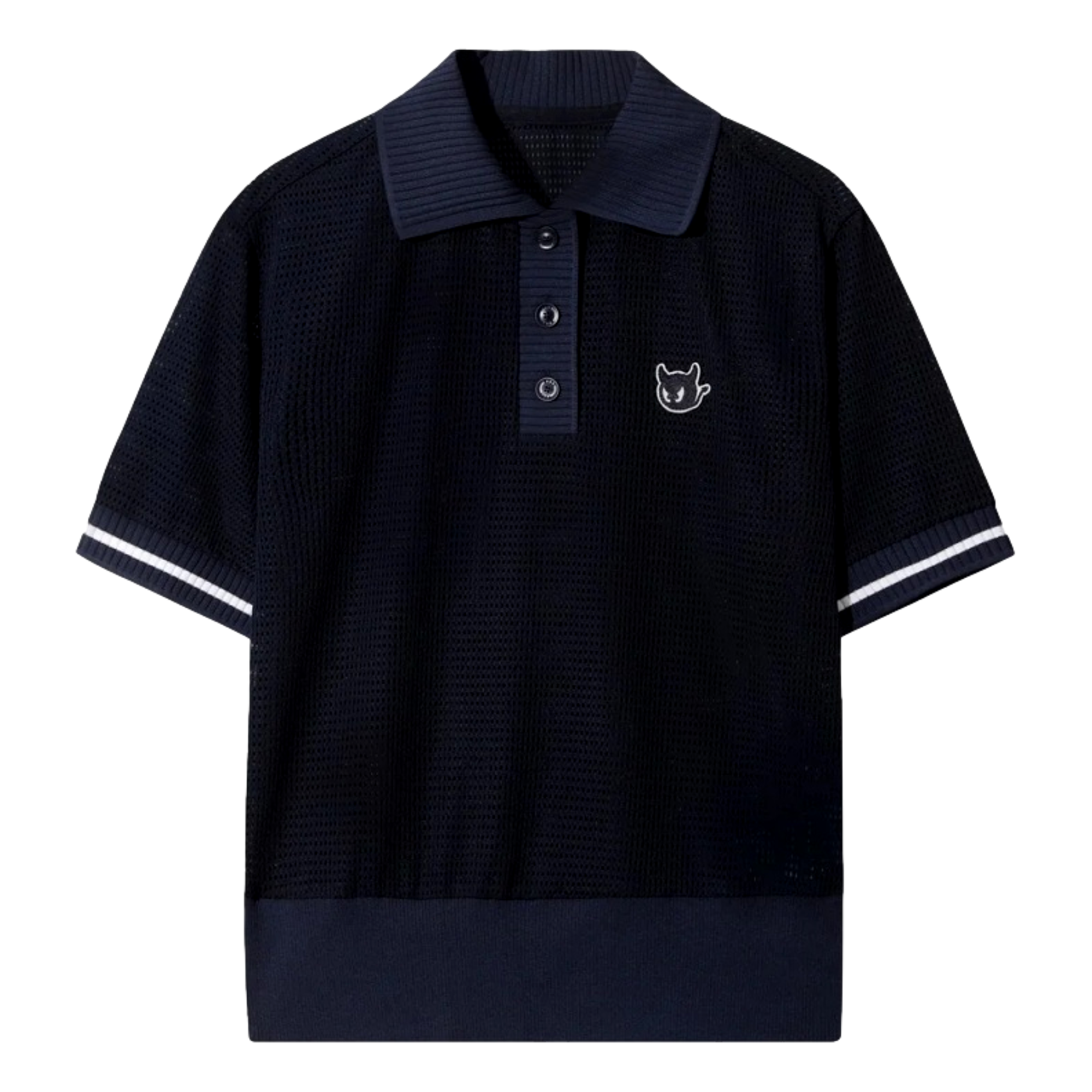 Mesh Jersey Women's Short Sleeve Golf Polo Shirt